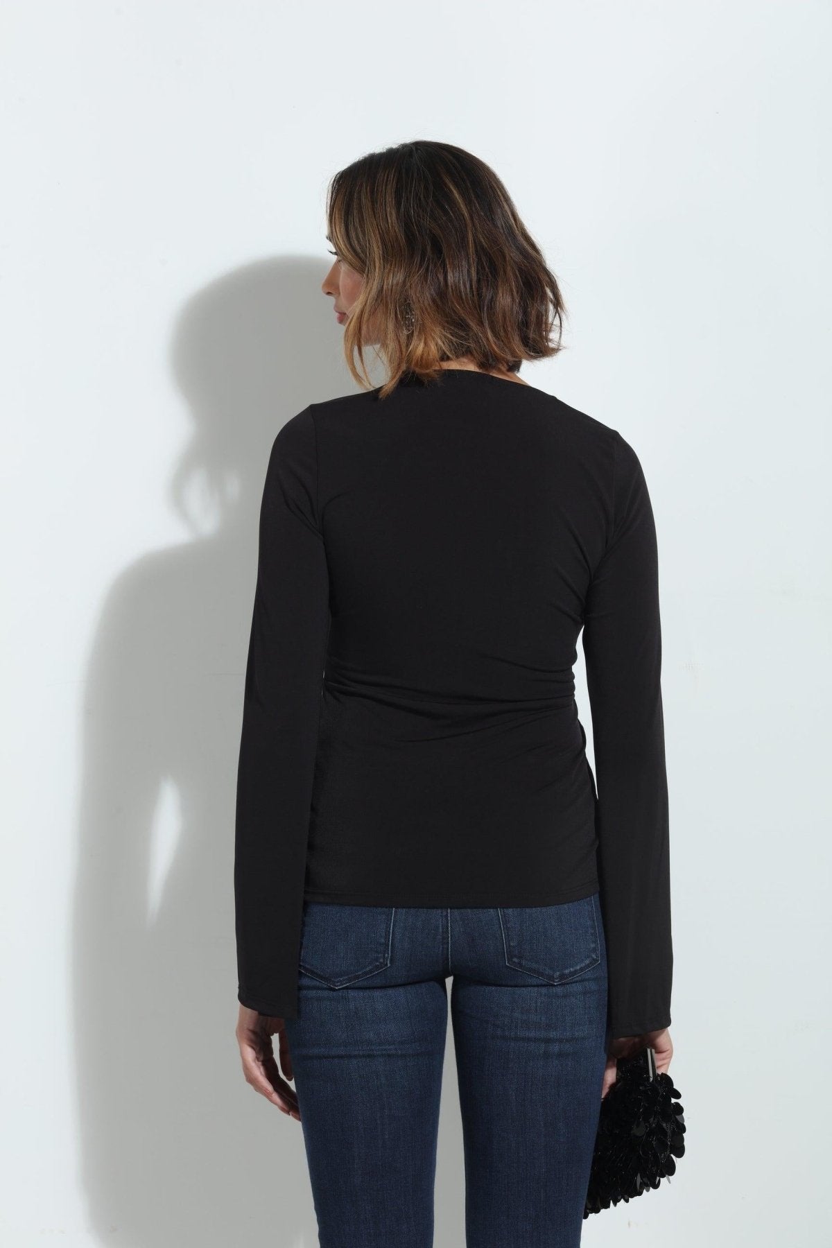 Black Bell Sleeve Top-BEST SELLER