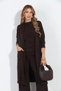 Chocolate Relaxed Lux Cardigan-BEST SELLER ✨