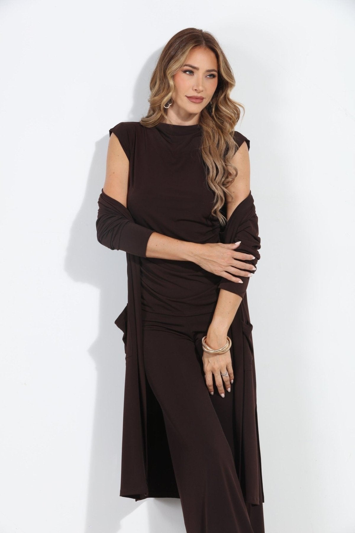 Chocolate Relaxed Lux Cardigan-BEST SELLER ✨