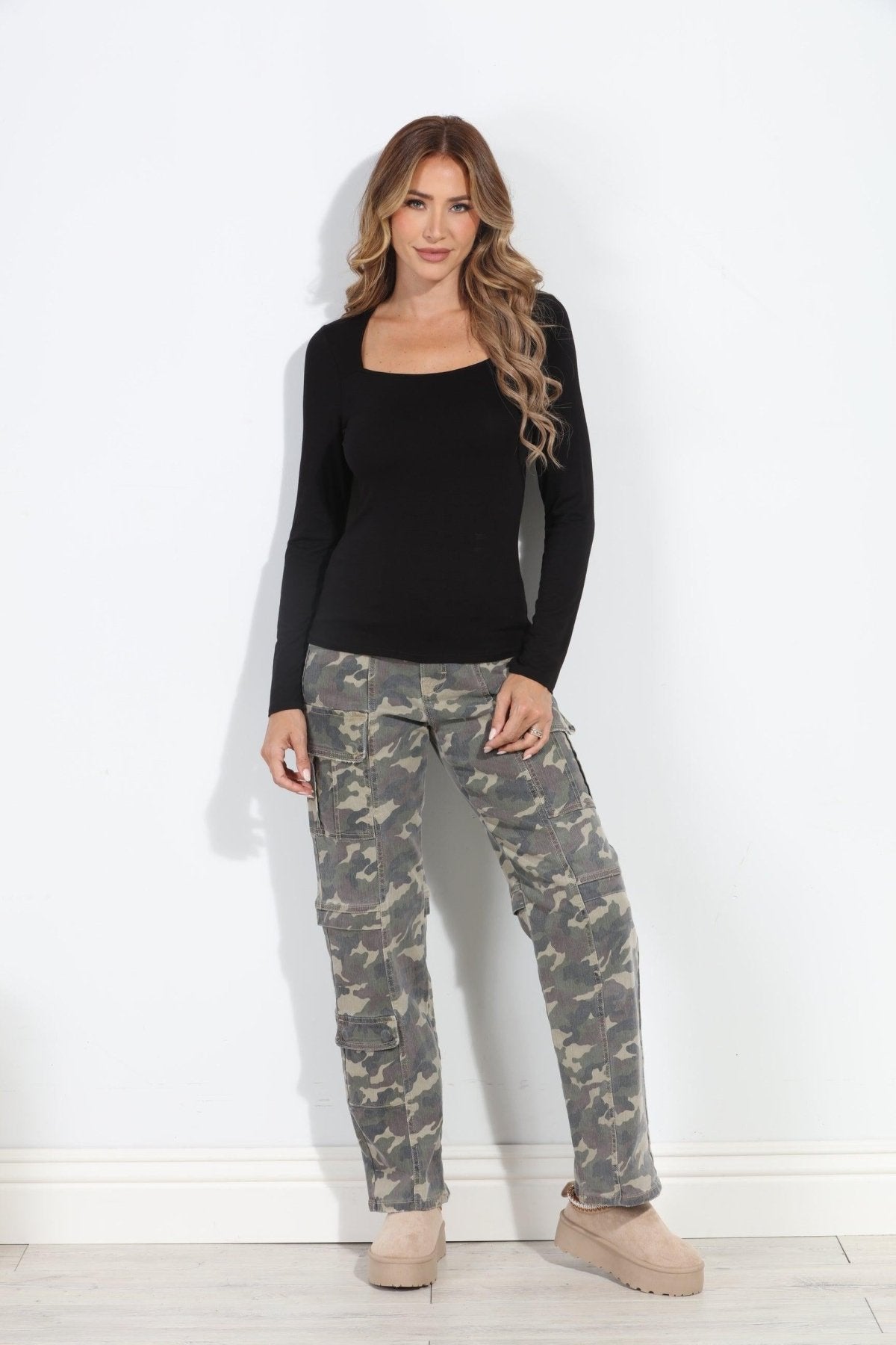 Tracey Camo Cargo Jean-BEST SELLER