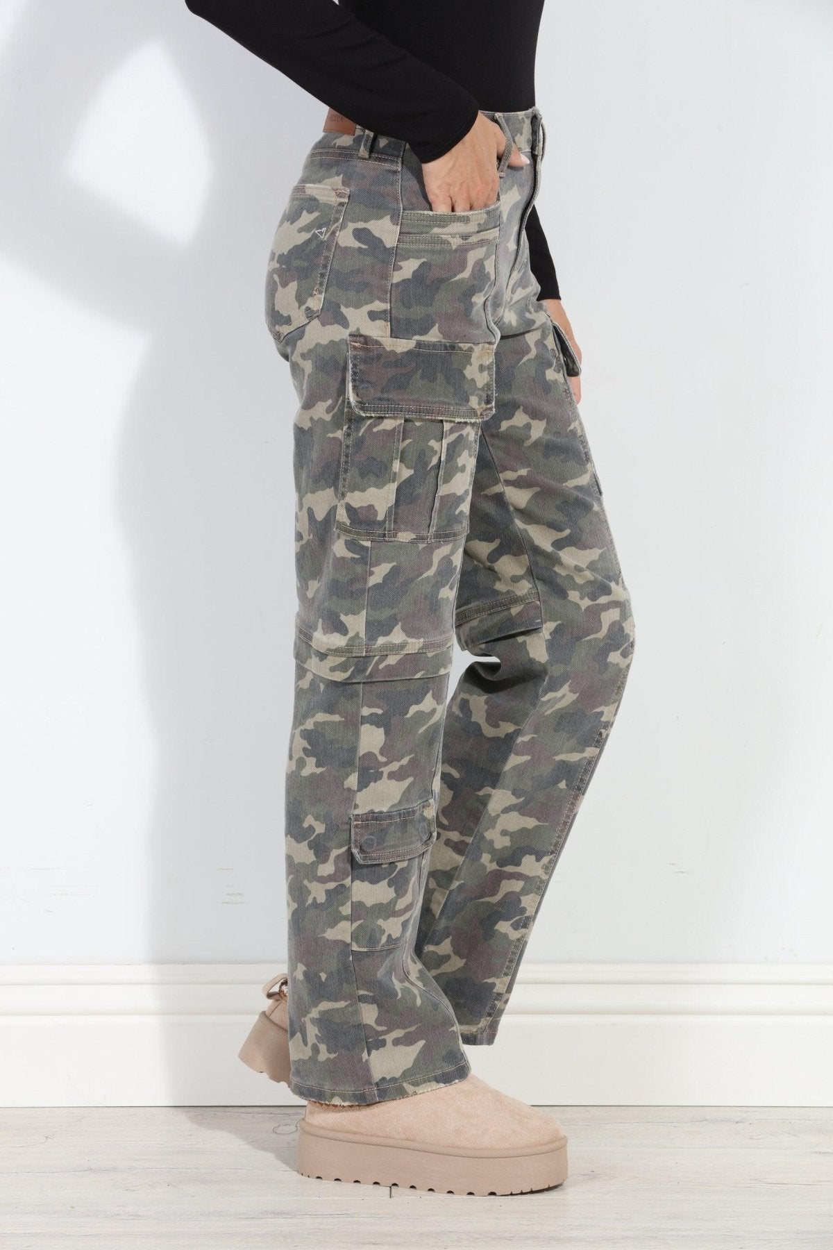 Tracey Camo Cargo Jean-BEST SELLER