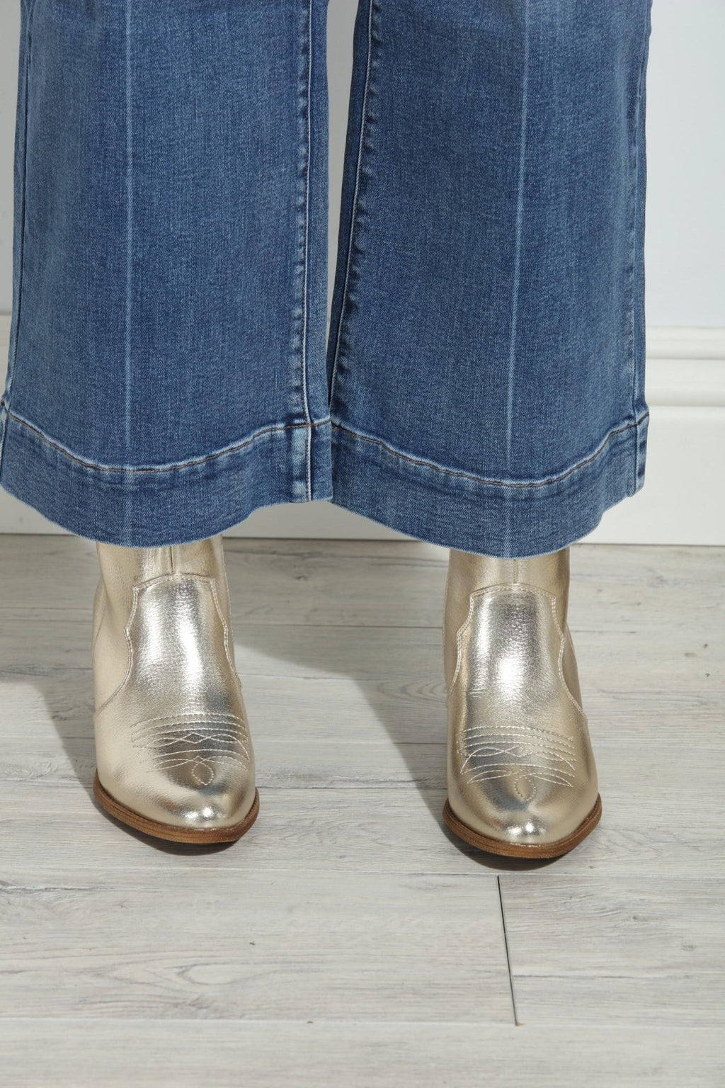 Chinese Laundry-Unite Western Bootie- Gold-FINAL SALE