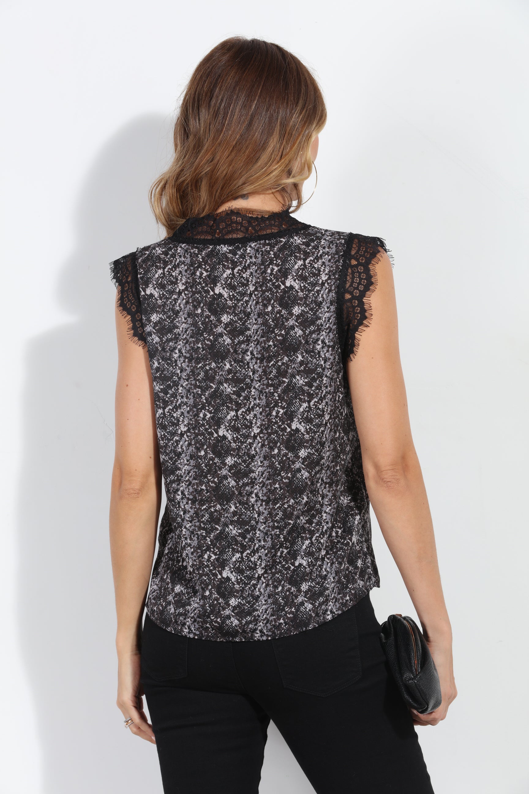 Izzy Sleeveless Lace Top-BEST SELLER