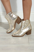 Chinese Laundry-Unite Western Bootie- Gold-FINAL SALE