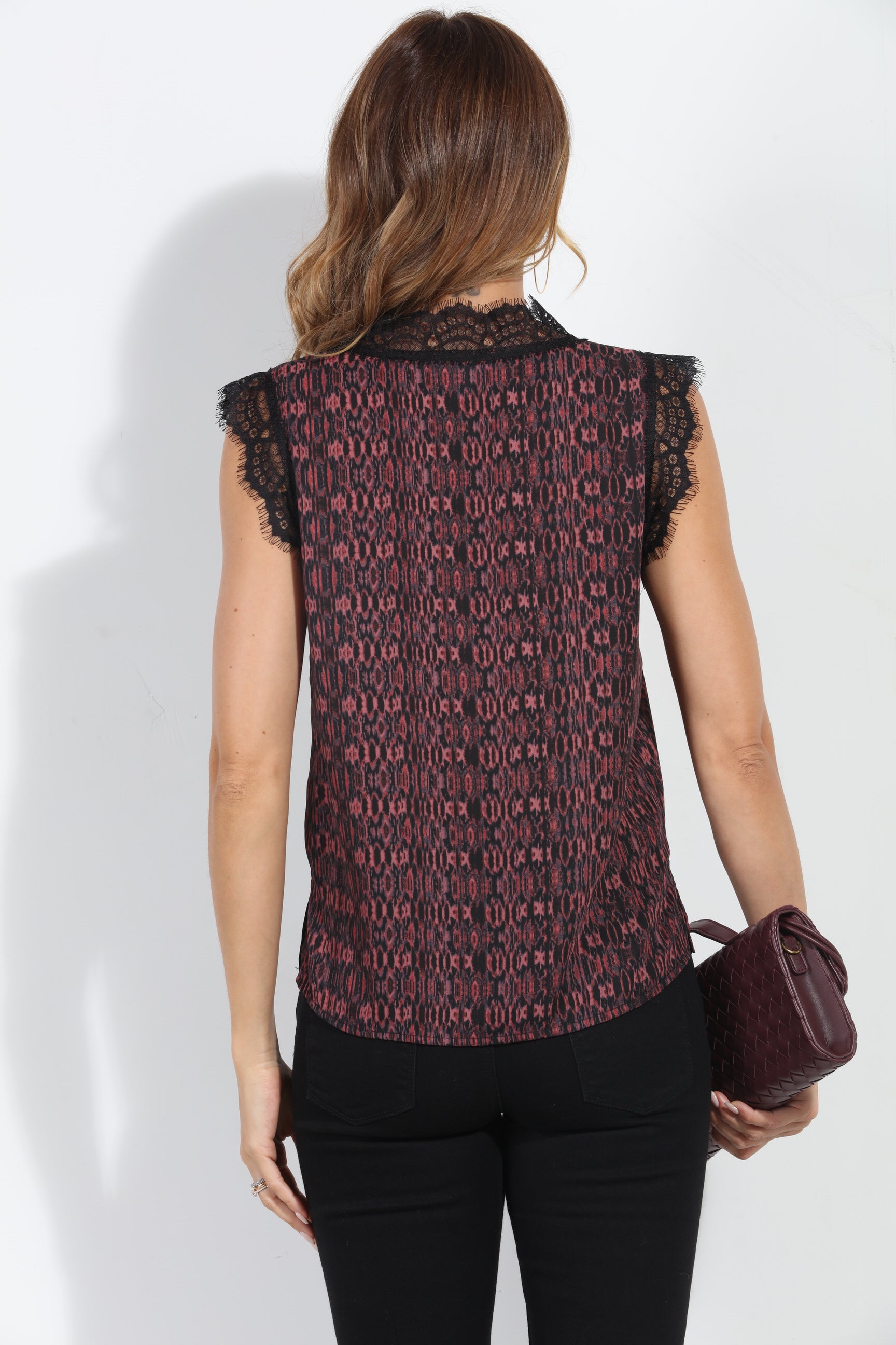 Miley Sleeveless Lace Top-BEST SELLER