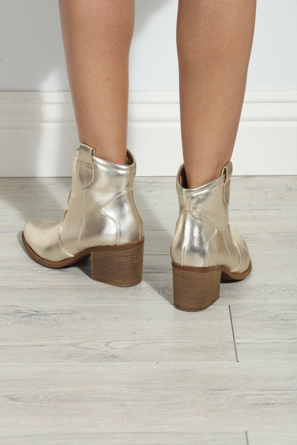 Chinese Laundry-Unite Western Bootie- Gold-FINAL SALE