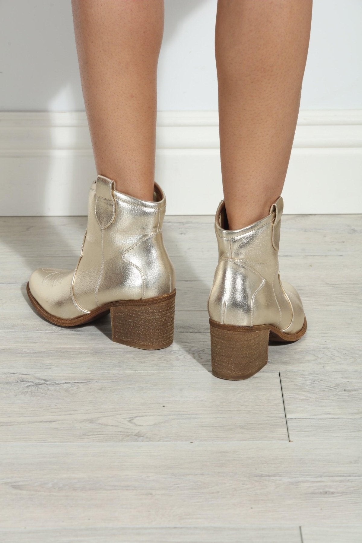 Chinese Laundry-Unite Western Bootie- Gold-FINAL SALE