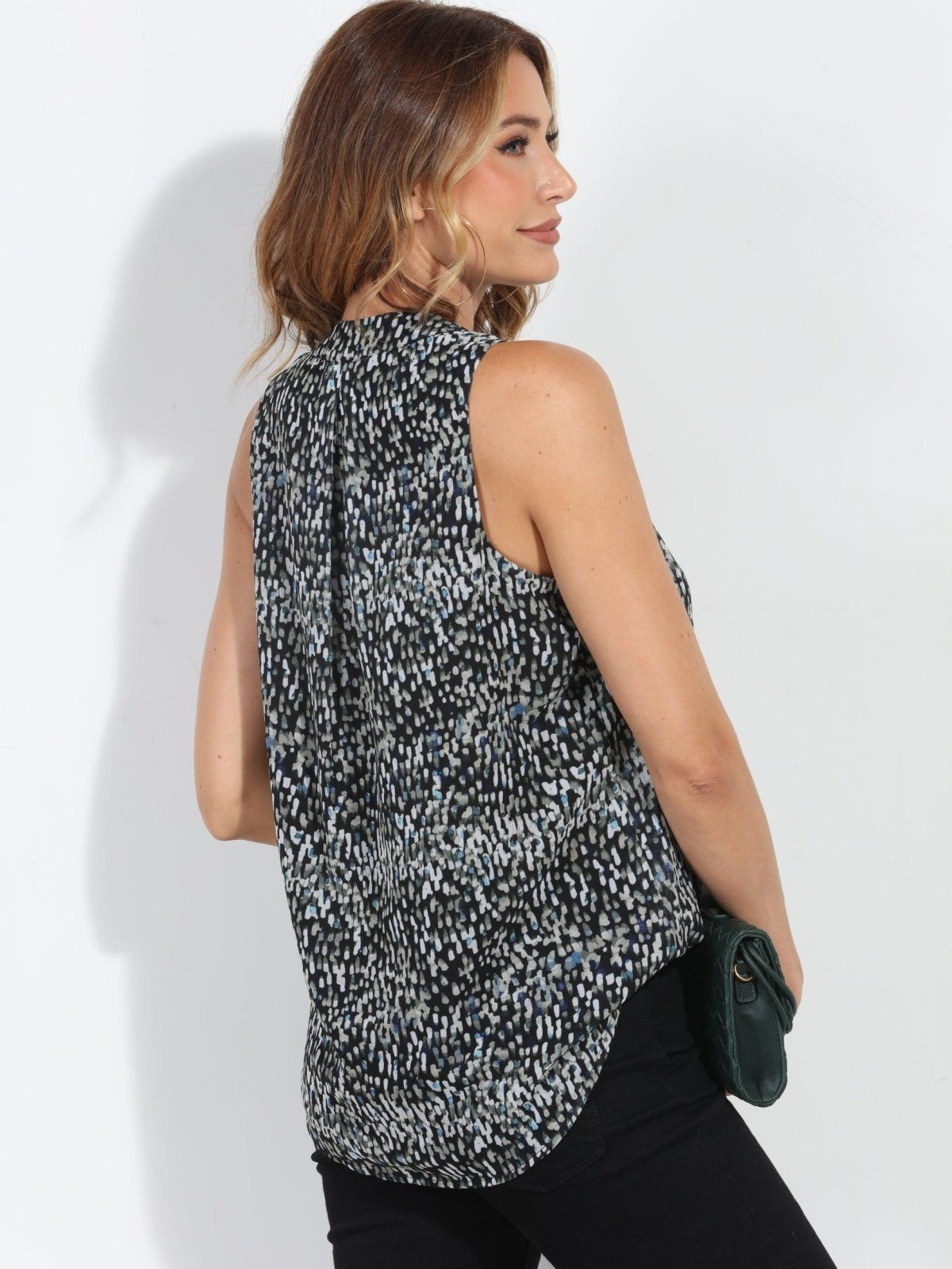 Tate Surplice Top with Tie-BEST SELLER