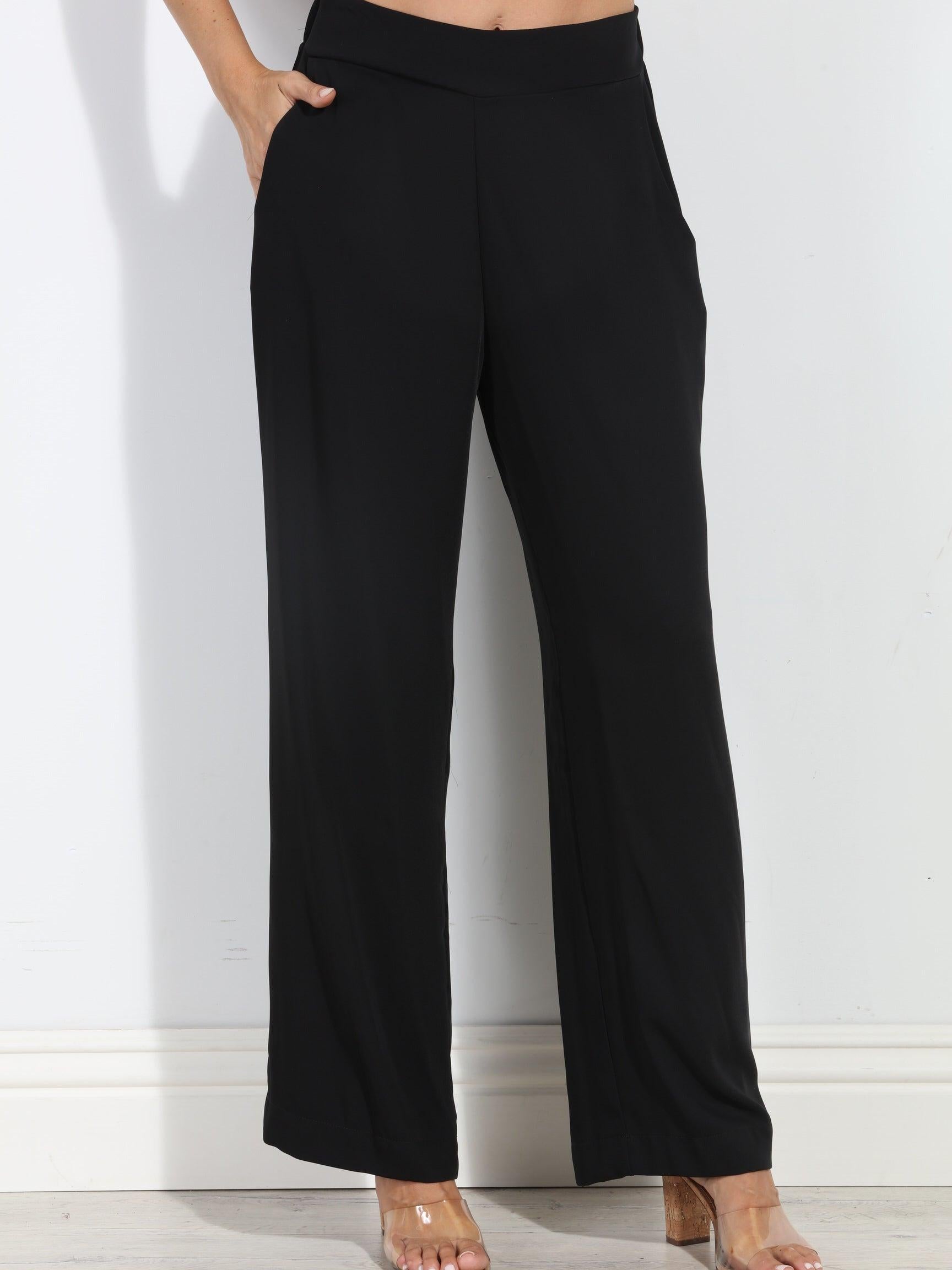 Black Airflow Woven Trousers