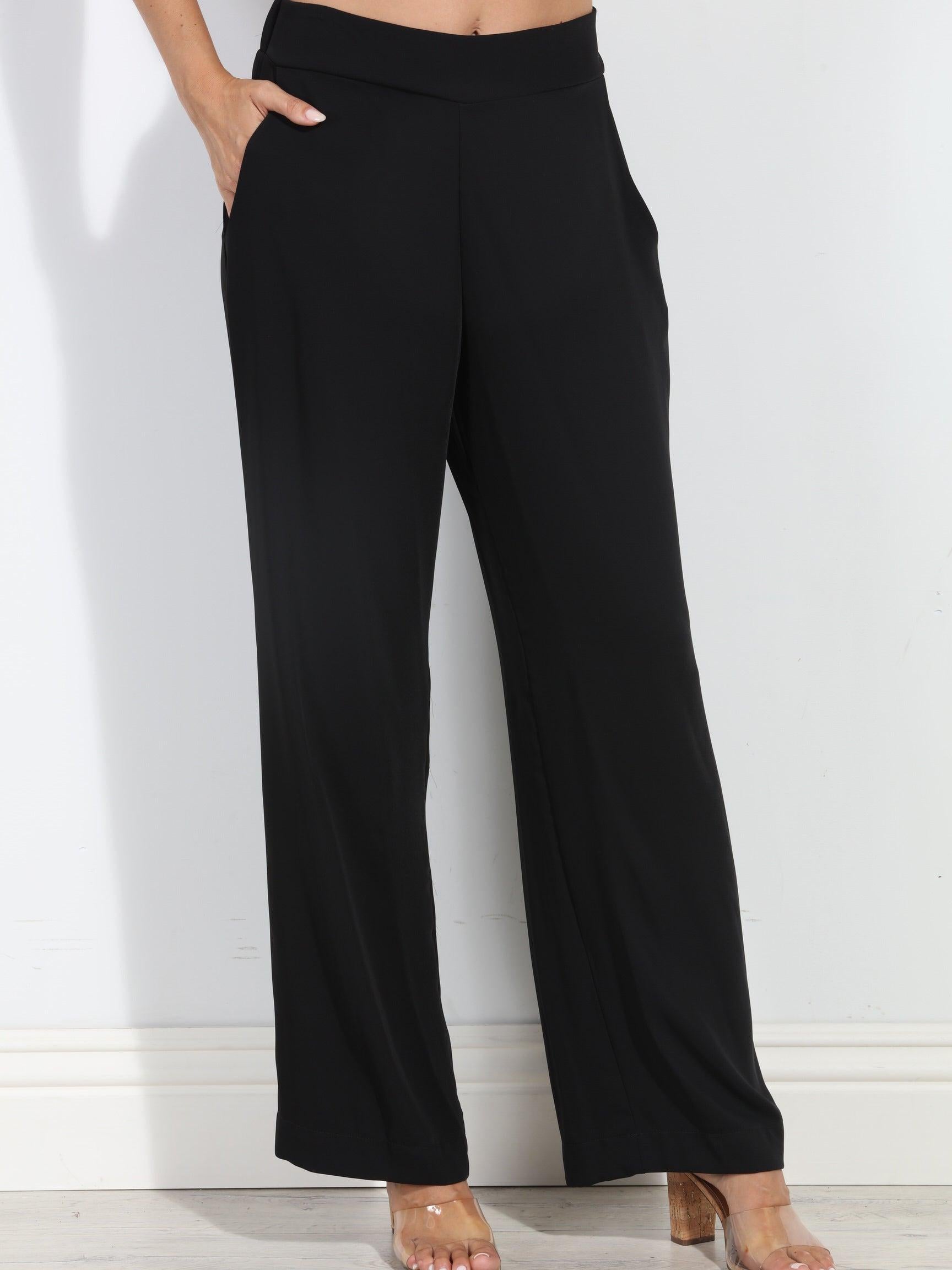 Black Airflow Woven Trousers