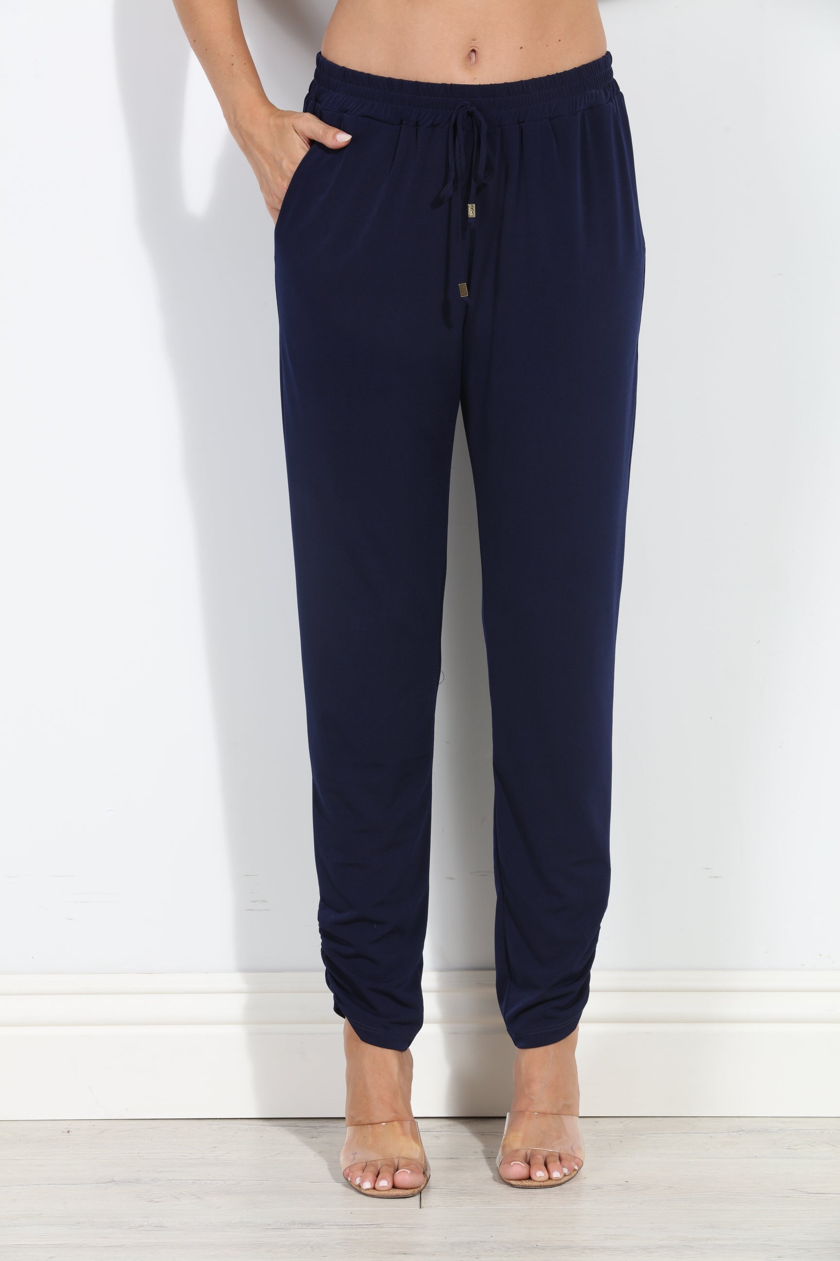 Navy Stretch Joggers-BEST SELLER