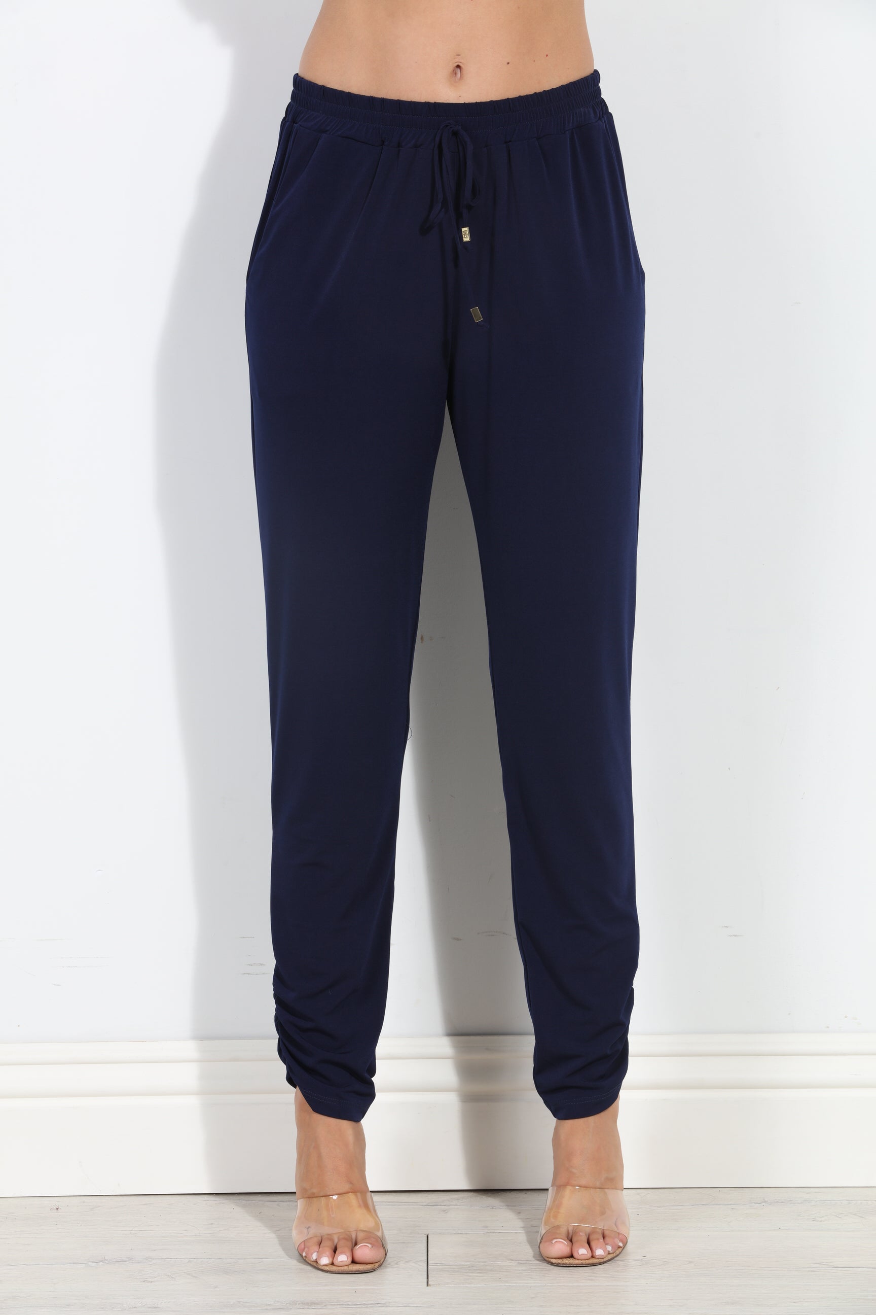 Navy Stretch Joggers-BEST SELLER