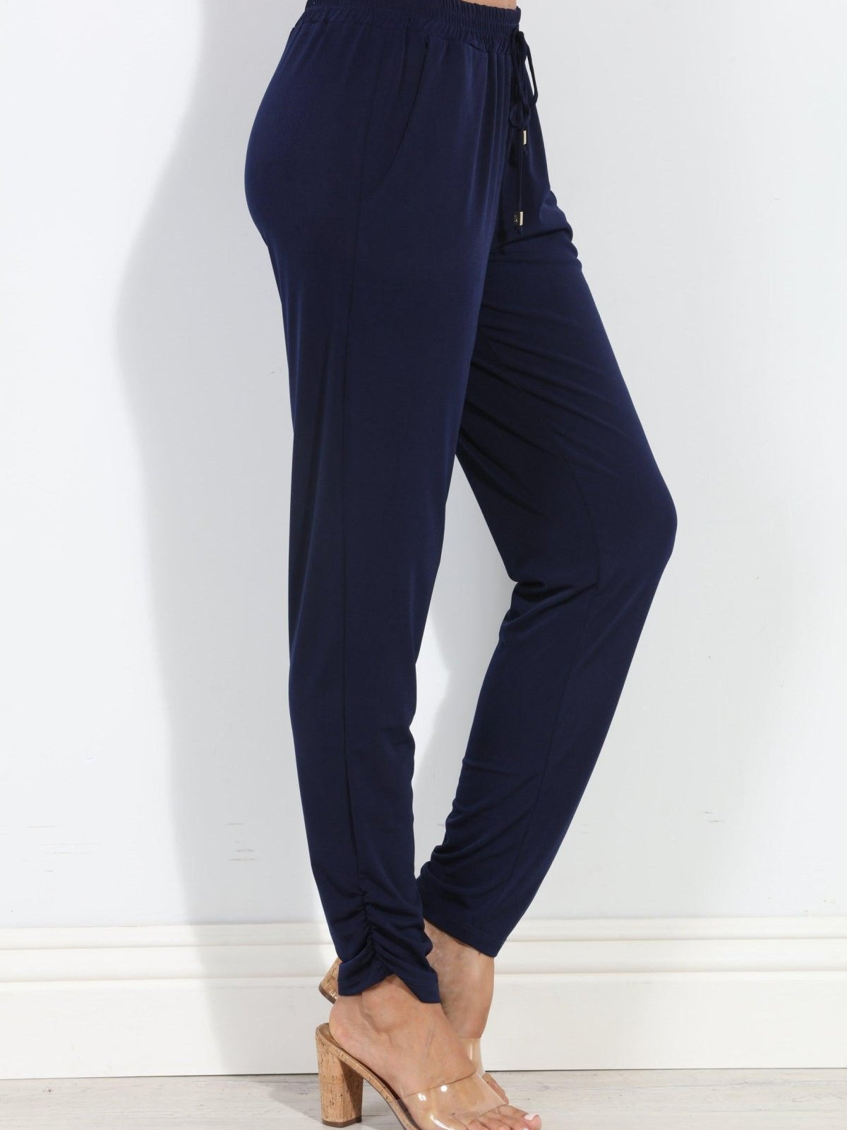 Navy Stretch Joggers-BEST SELLER
