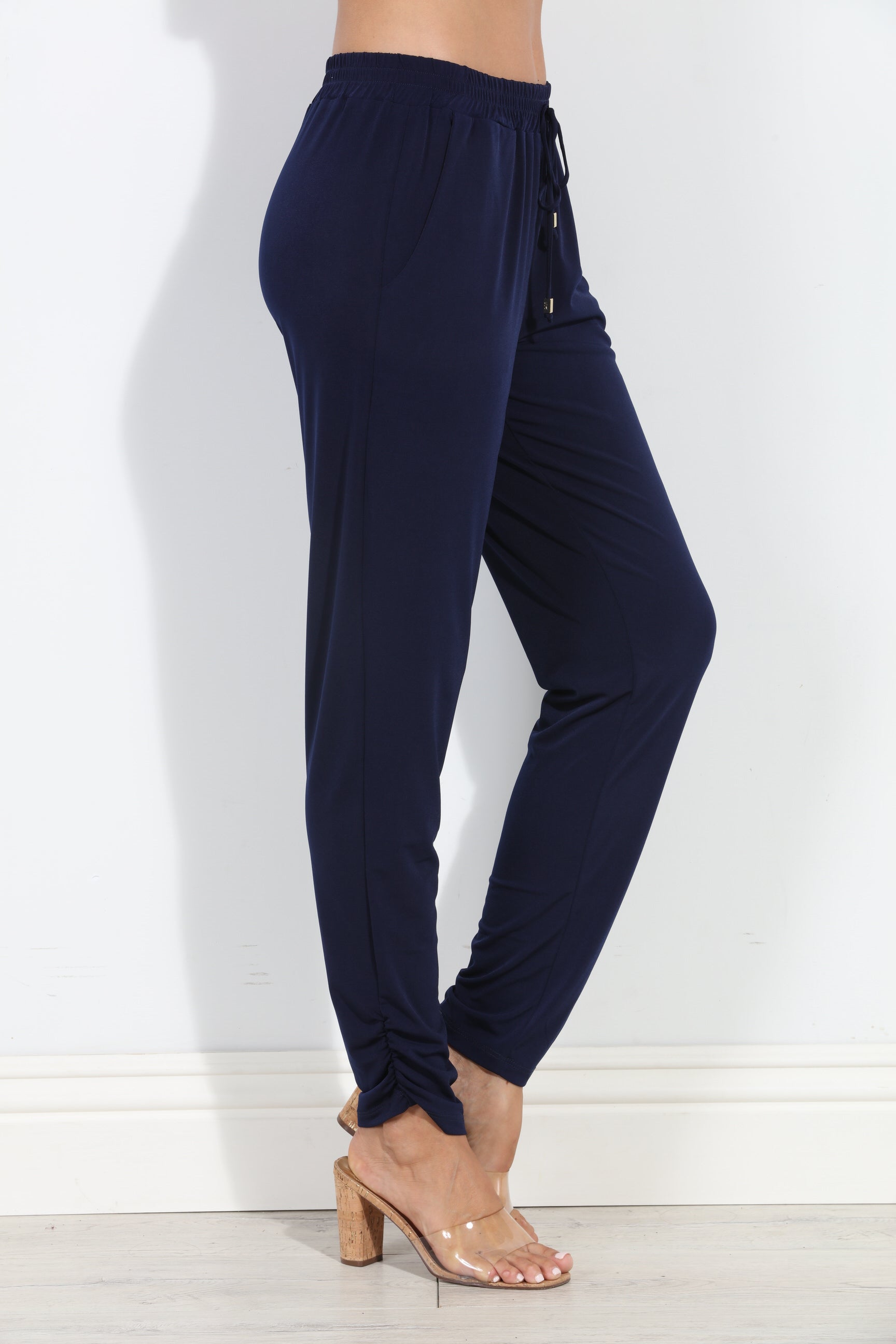 Navy Stretch Joggers-BEST SELLER