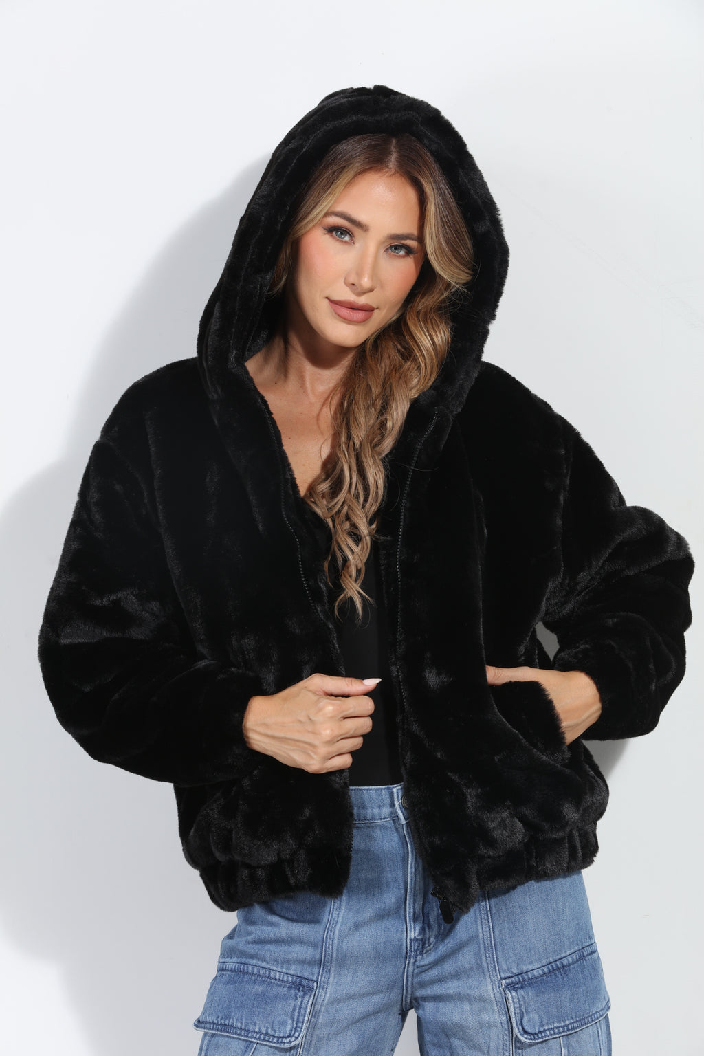 Keep Me Warm Faux Fur Jacket
