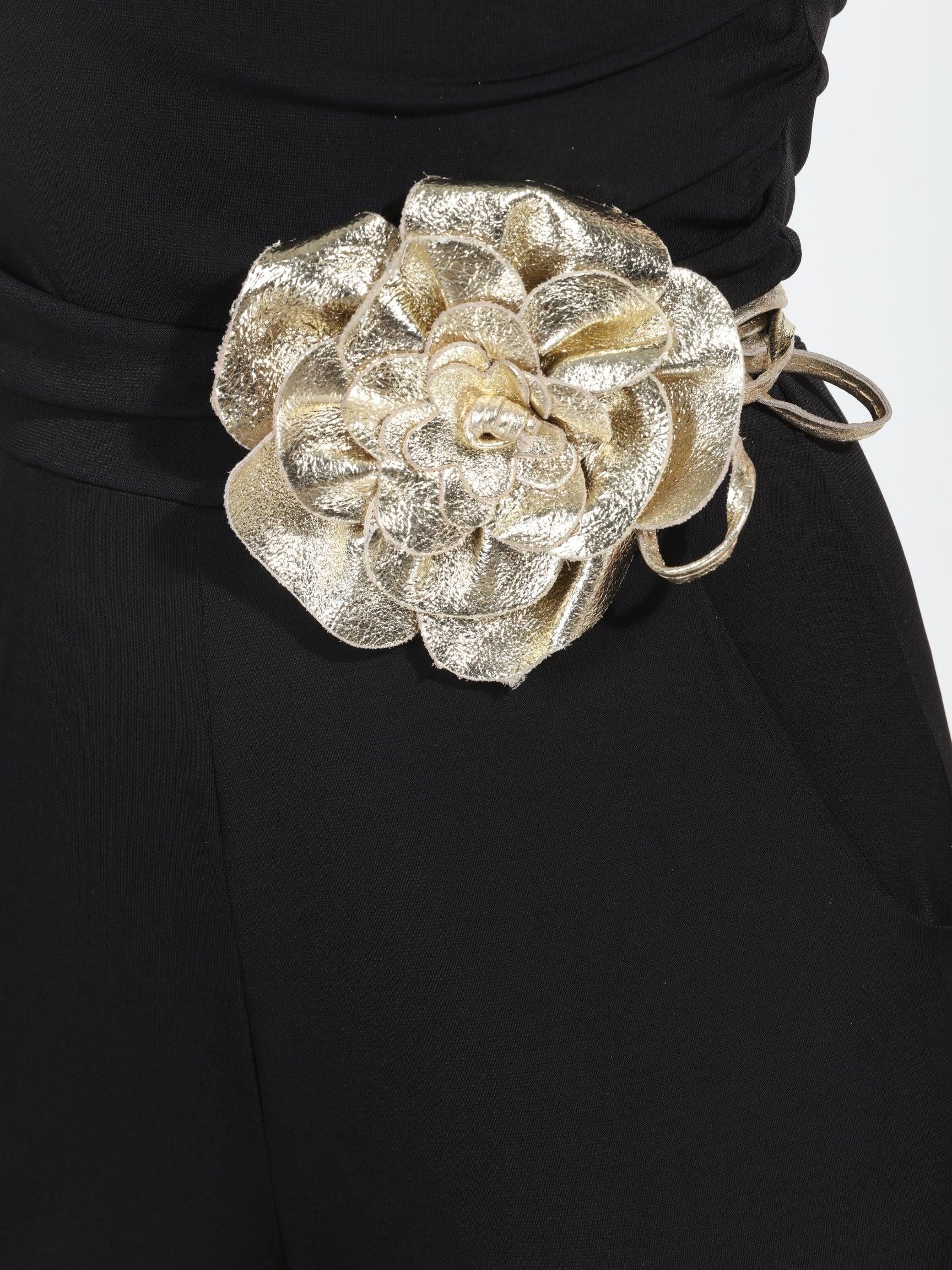 Carrie Leather Tie Belt