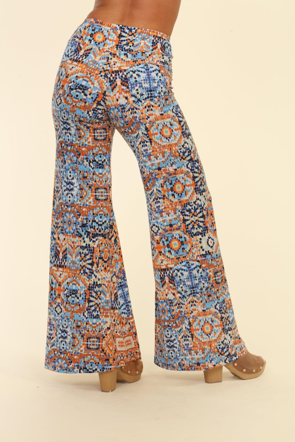Detra Stretch Wide Leg Pants-FINAL SALE