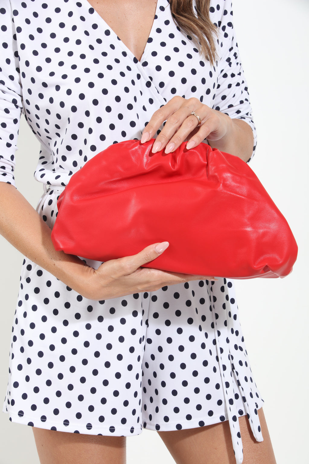 Cherry Red Clutch