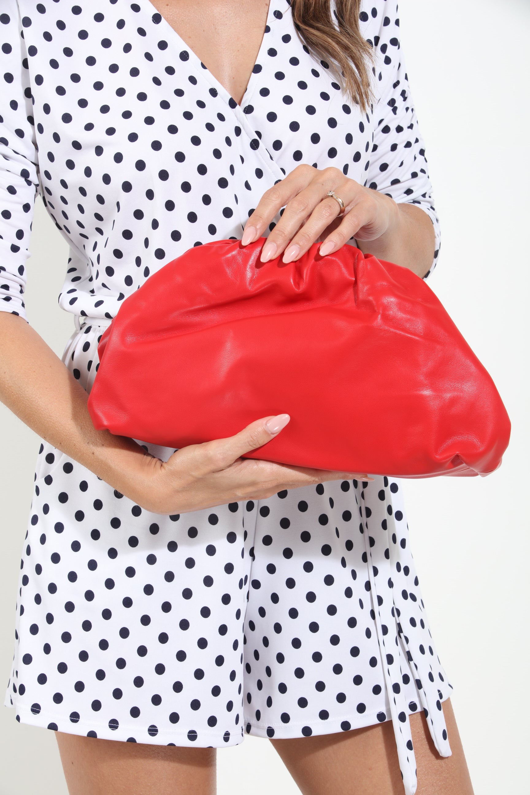 Cherry Red Clutch