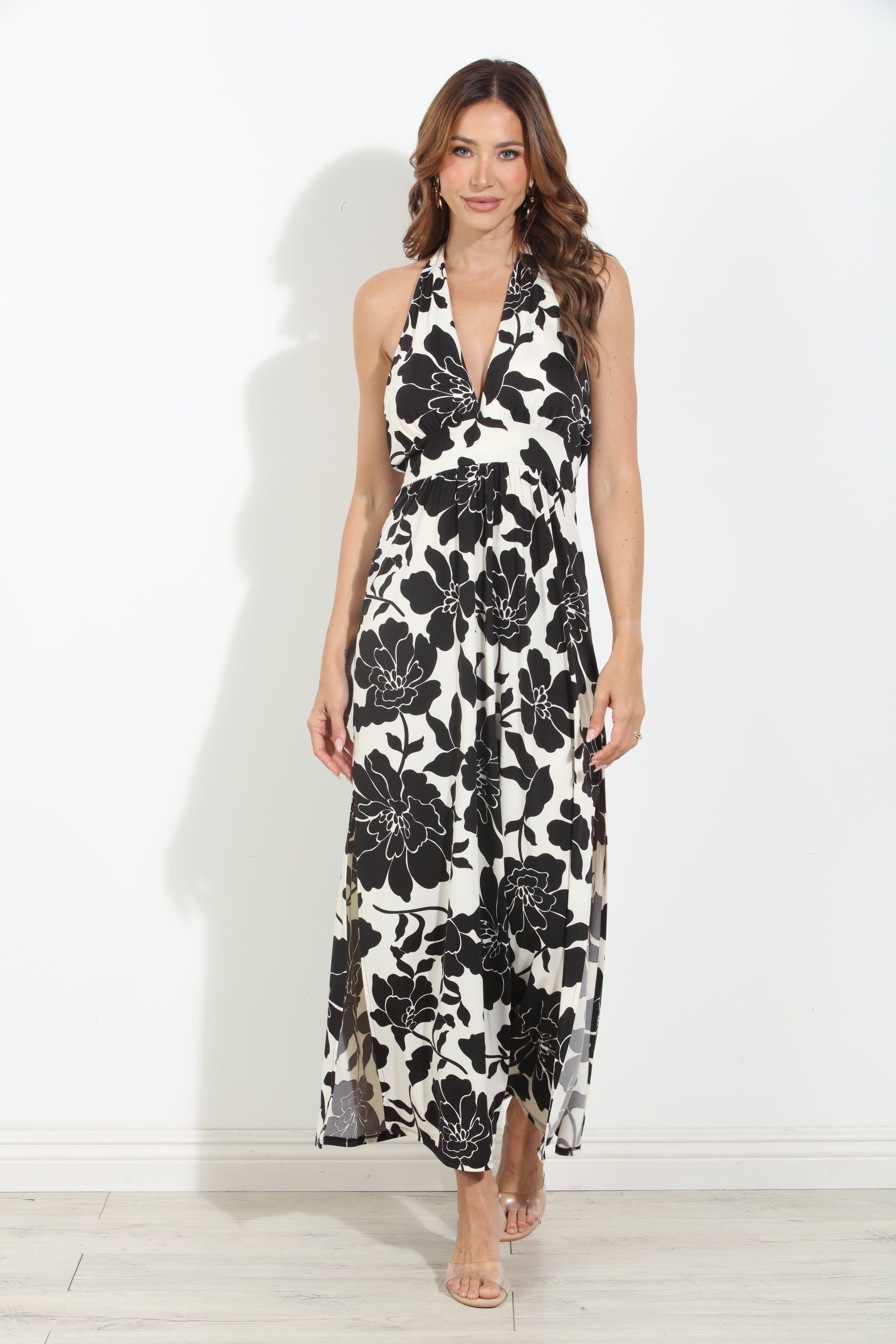 Eloise Stretch Halter Maxi-BEST SELLER