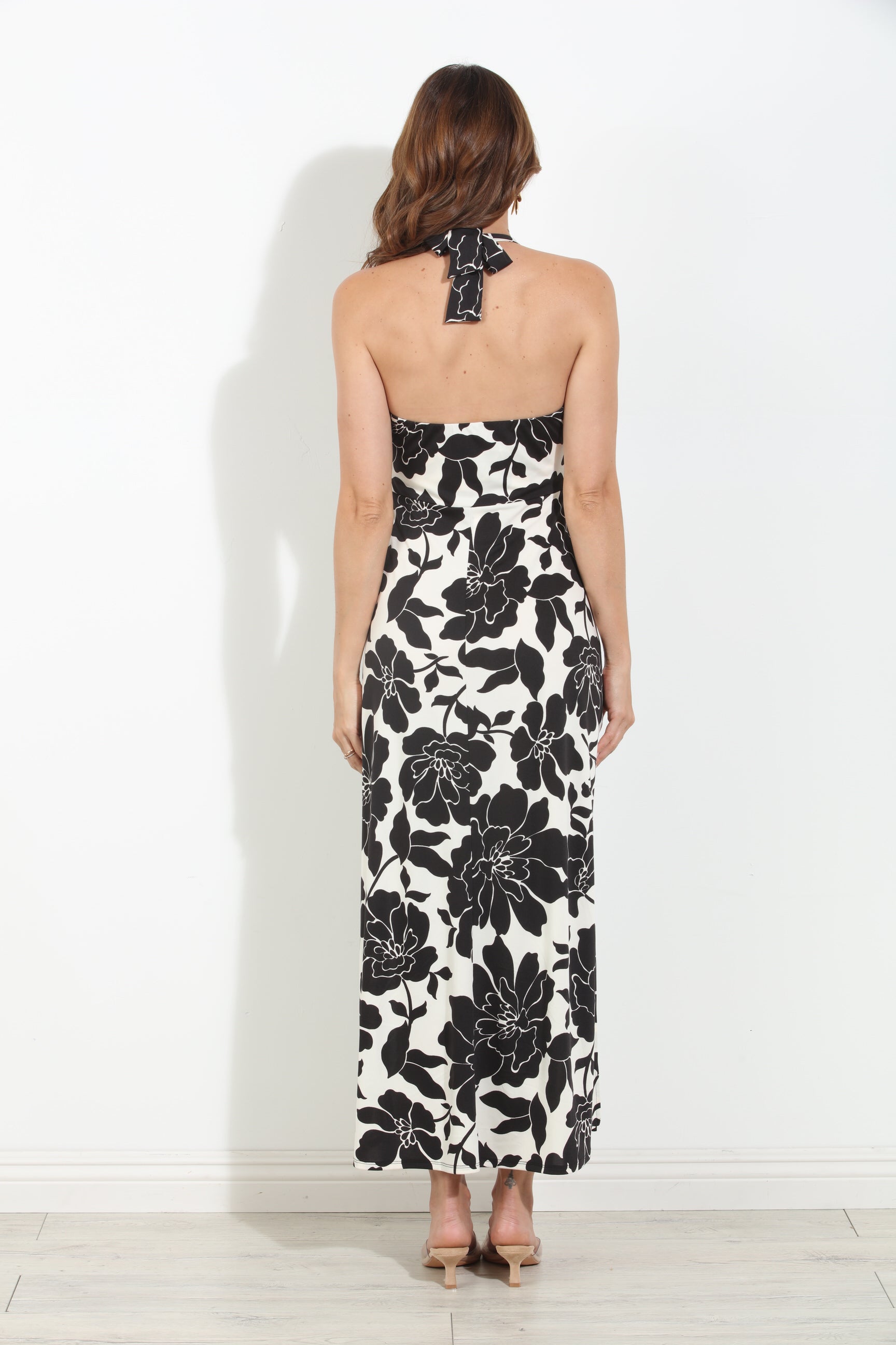 Eloise Stretch Halter Maxi-BEST SELLER
