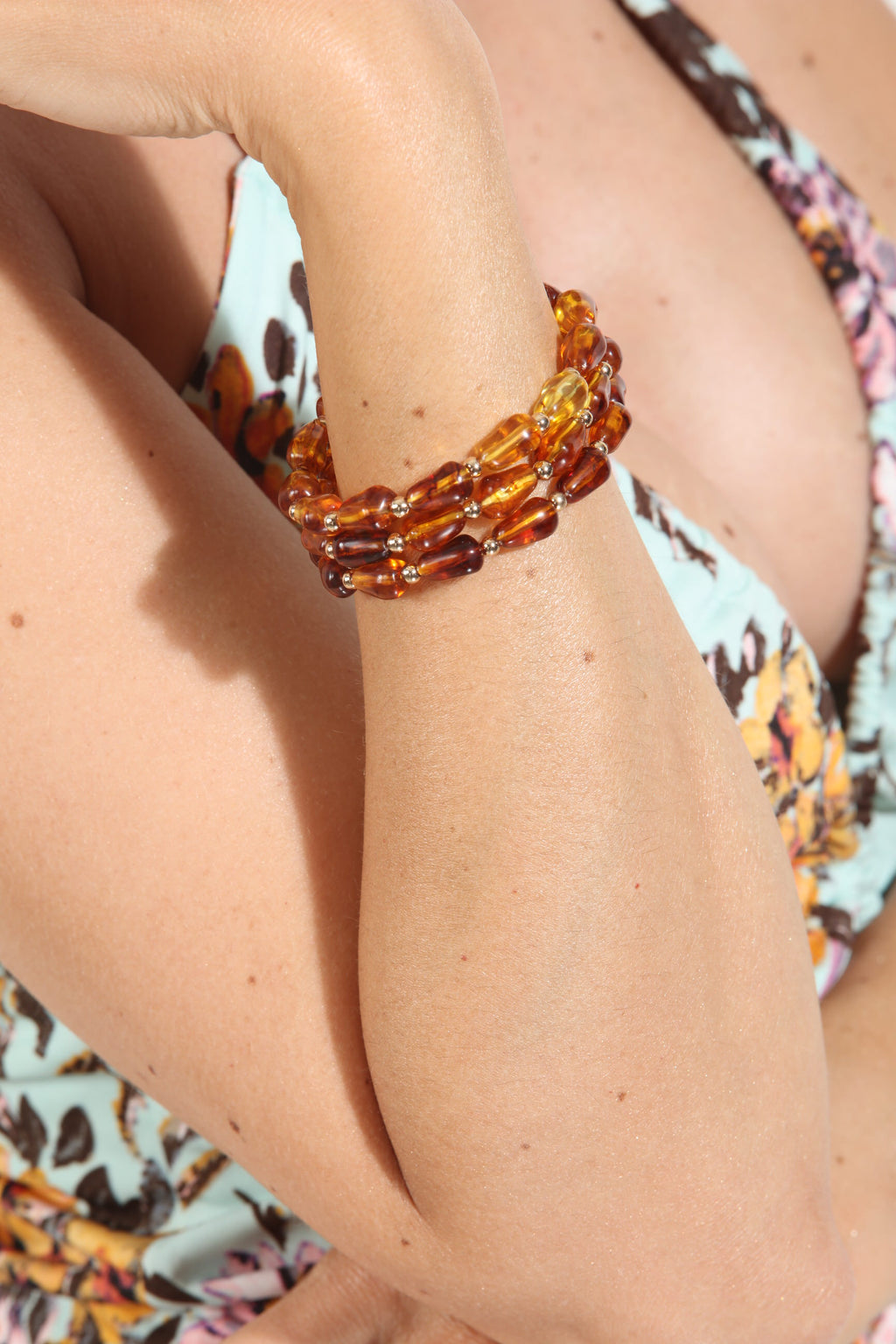 Toffee Resin Bracelet Set