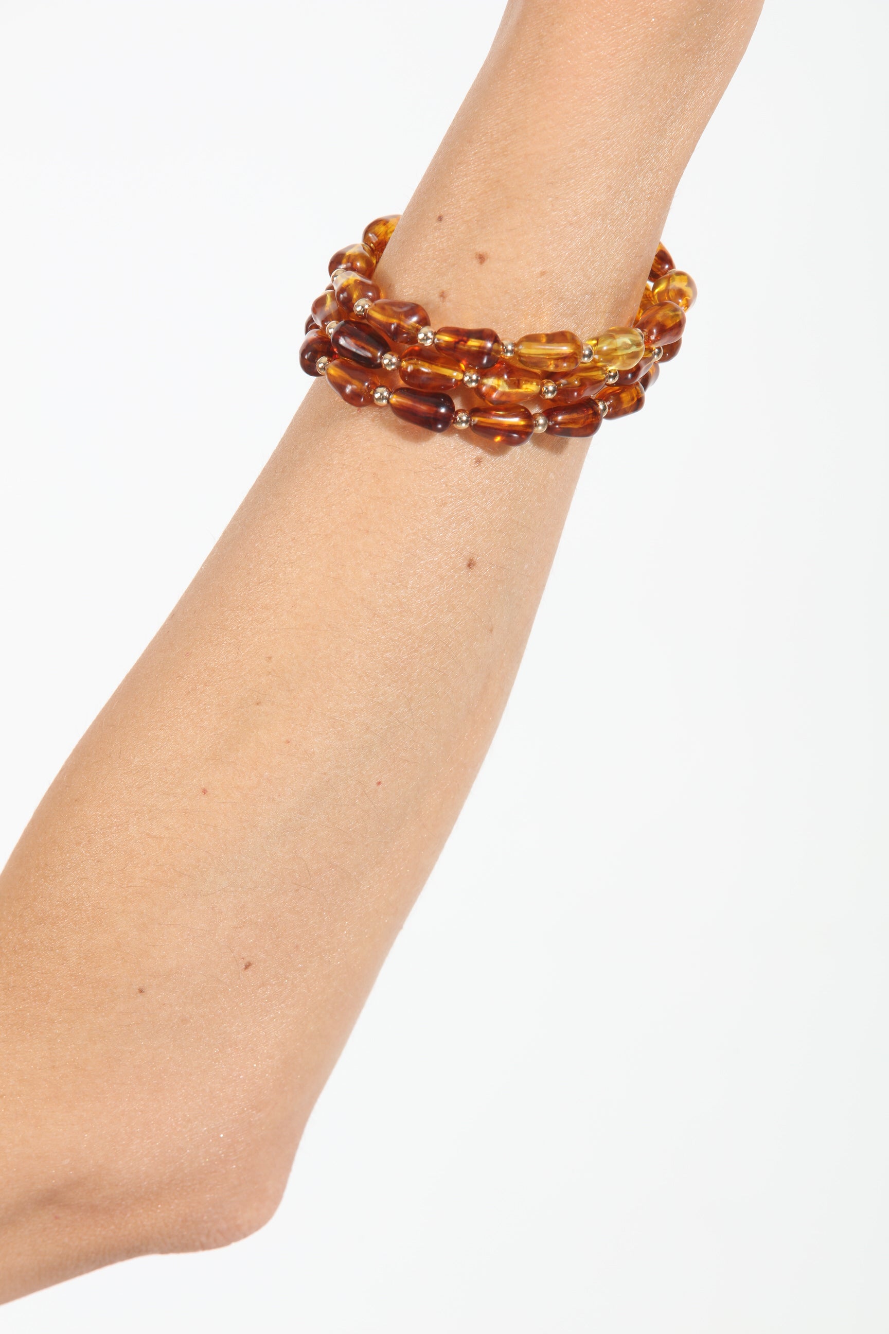Toffee Resin Bracelet Set