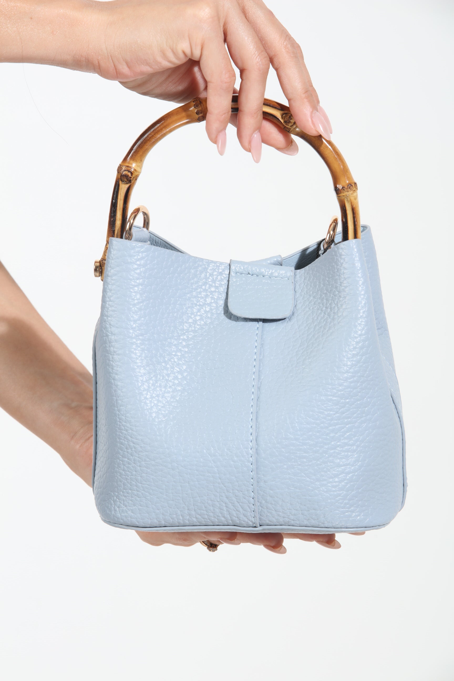 Sky Blue Bucket Bag