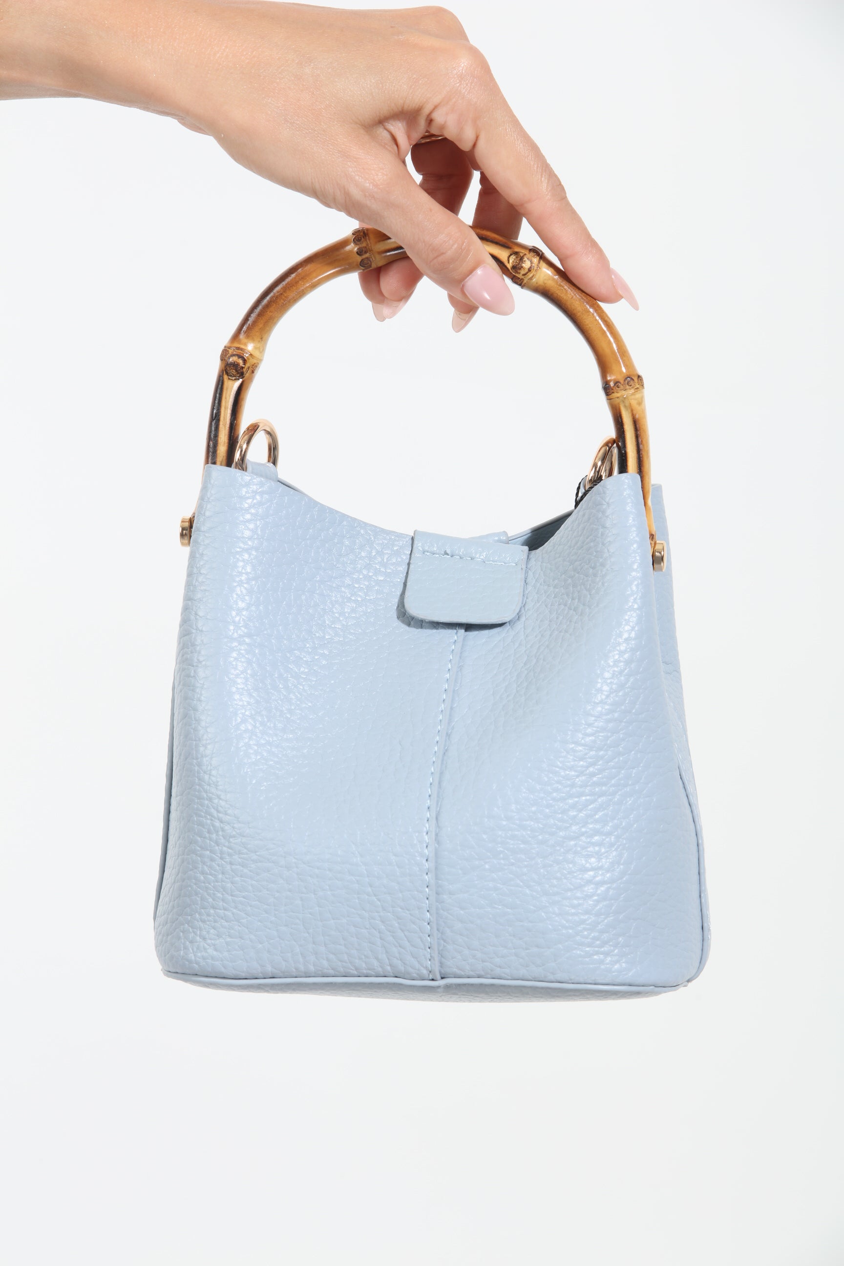 Sky Blue Bucket Bag