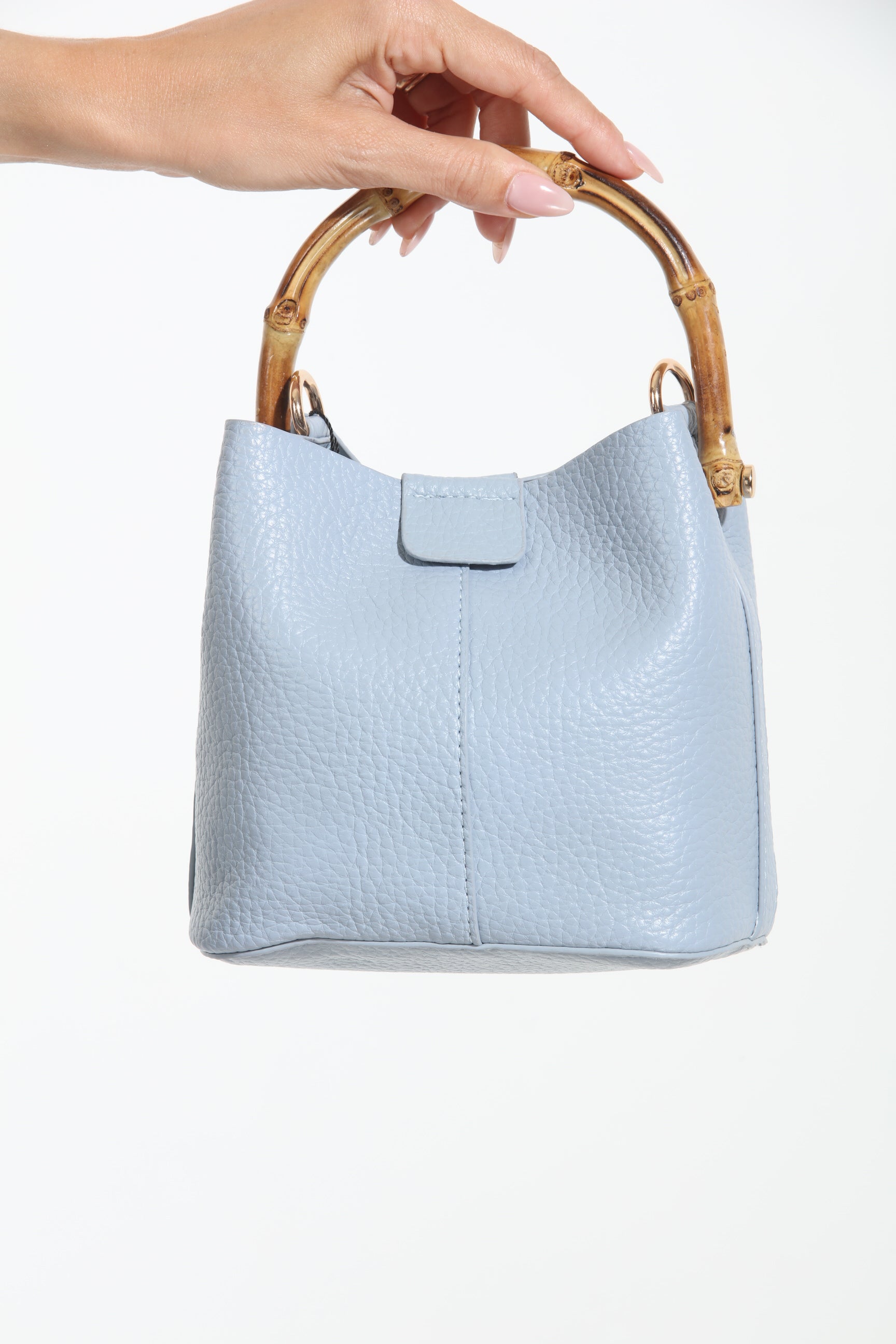 Sky Blue Bucket Bag