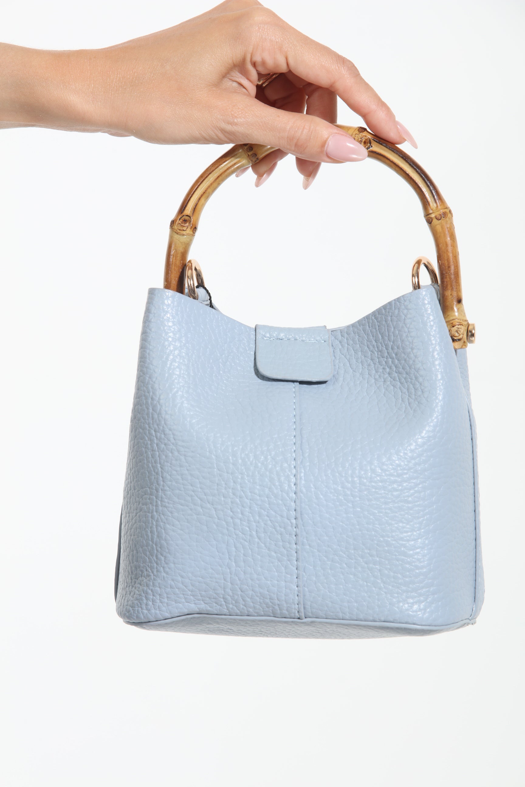 Sky Blue Bucket Bag