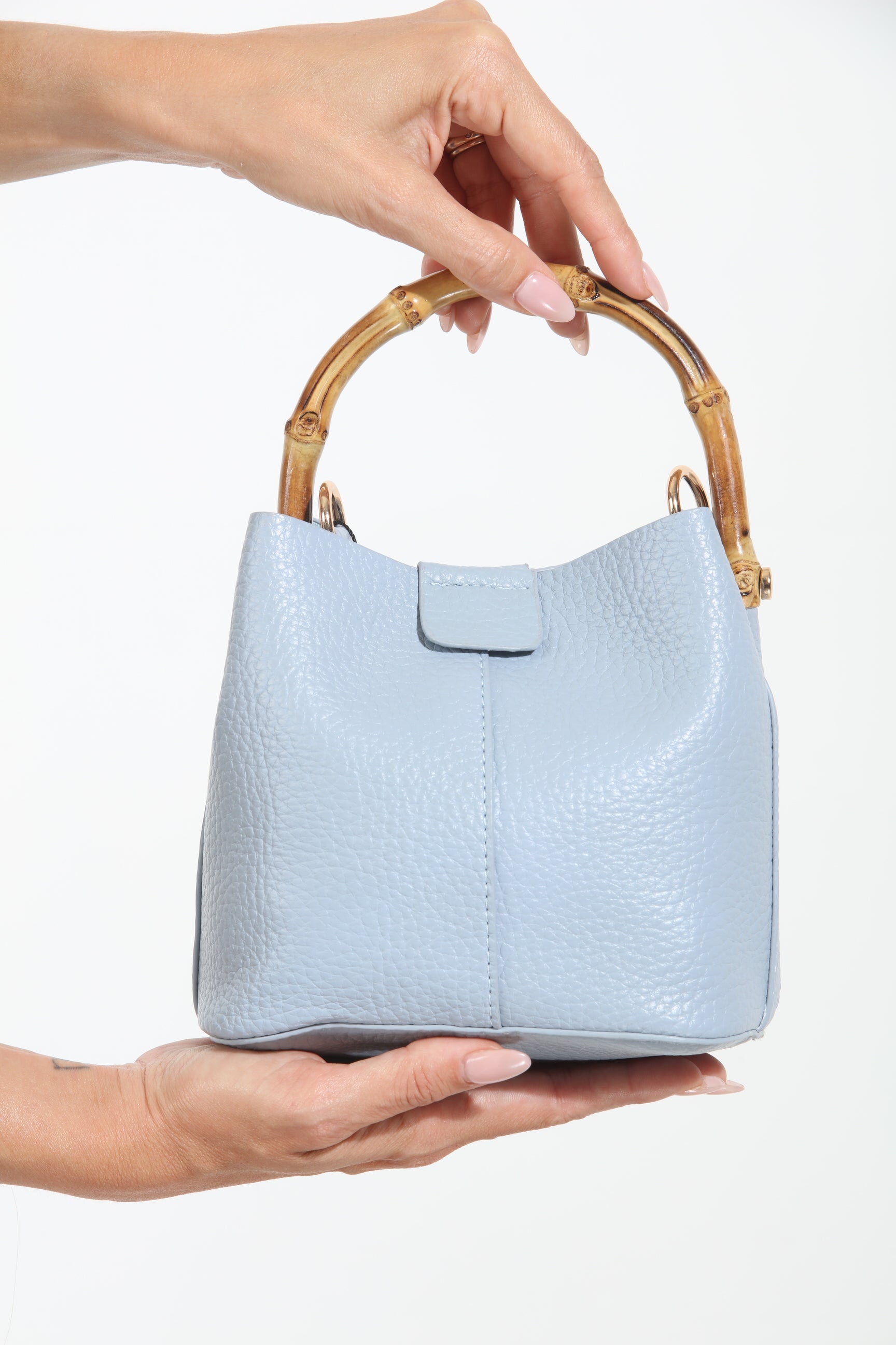 Sky Blue Bucket Bag