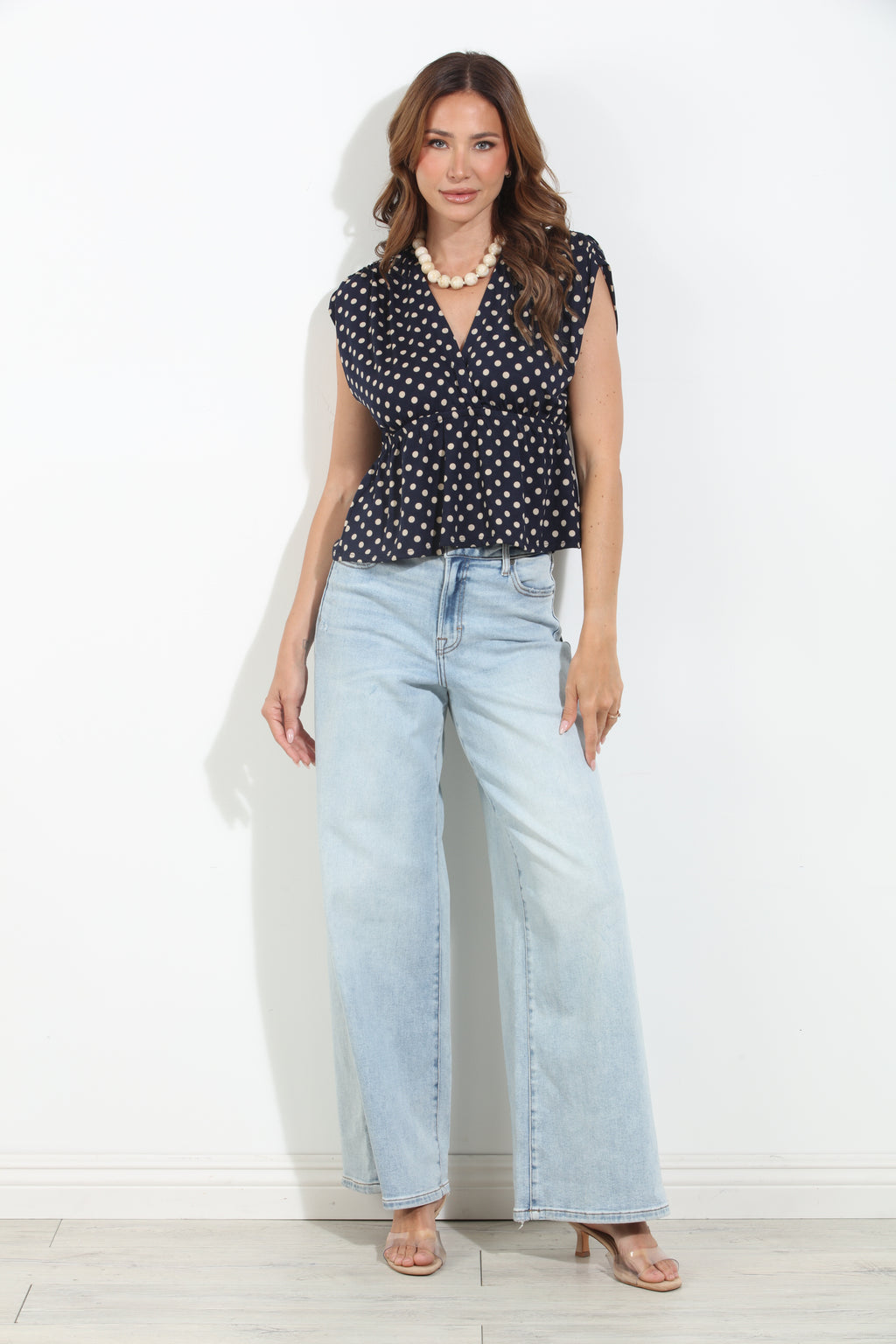Archer Cross Front Peplum Top
