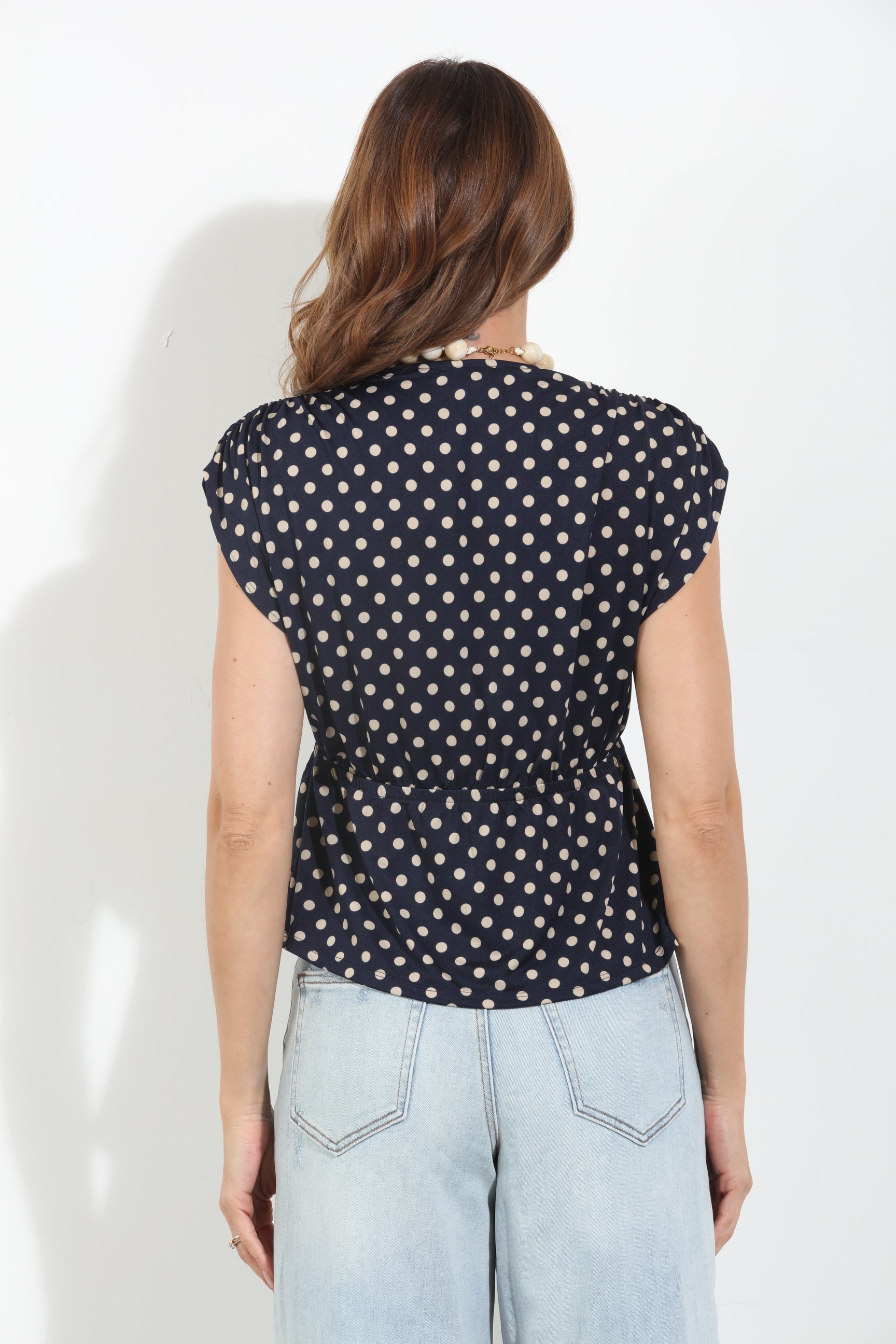 Archer Cross Front Peplum Top