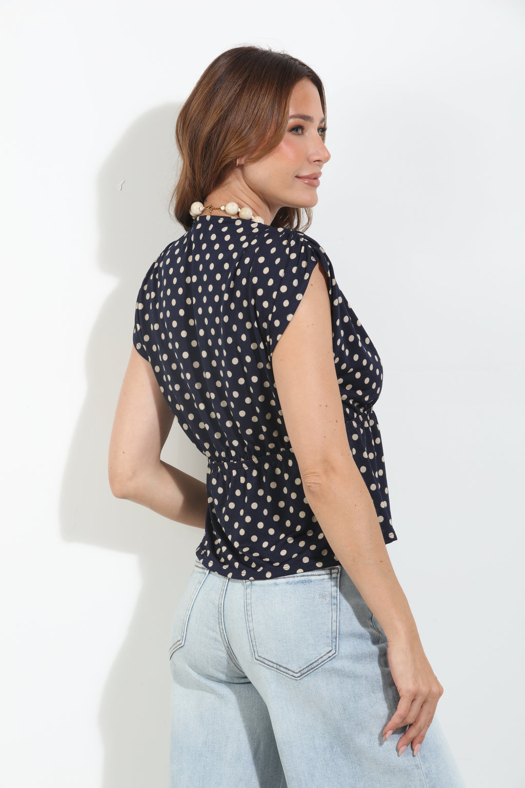 Archer Cross Front Peplum Top