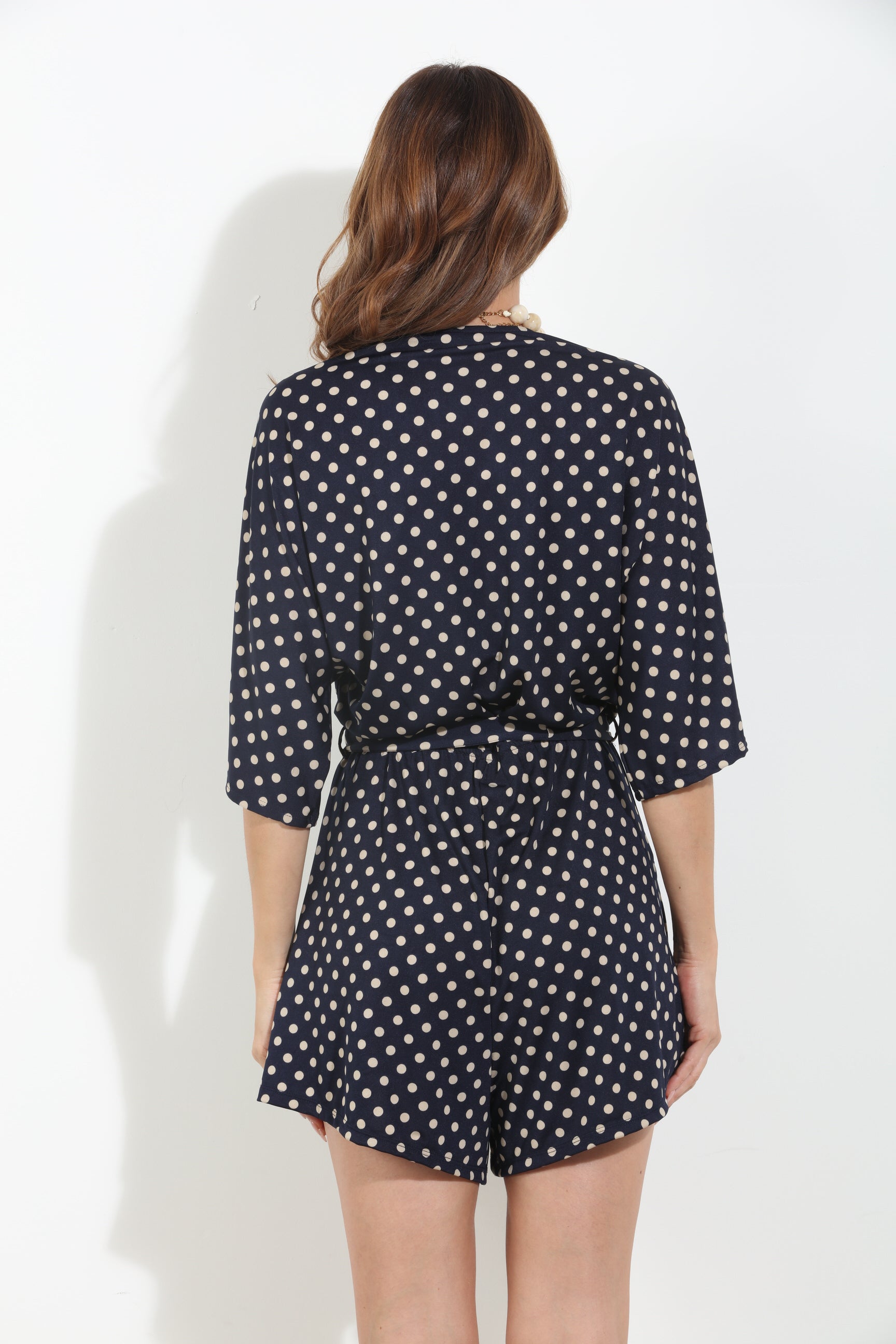 Archer Kimono Sleeve Stretch Romper -BEST SELLER
