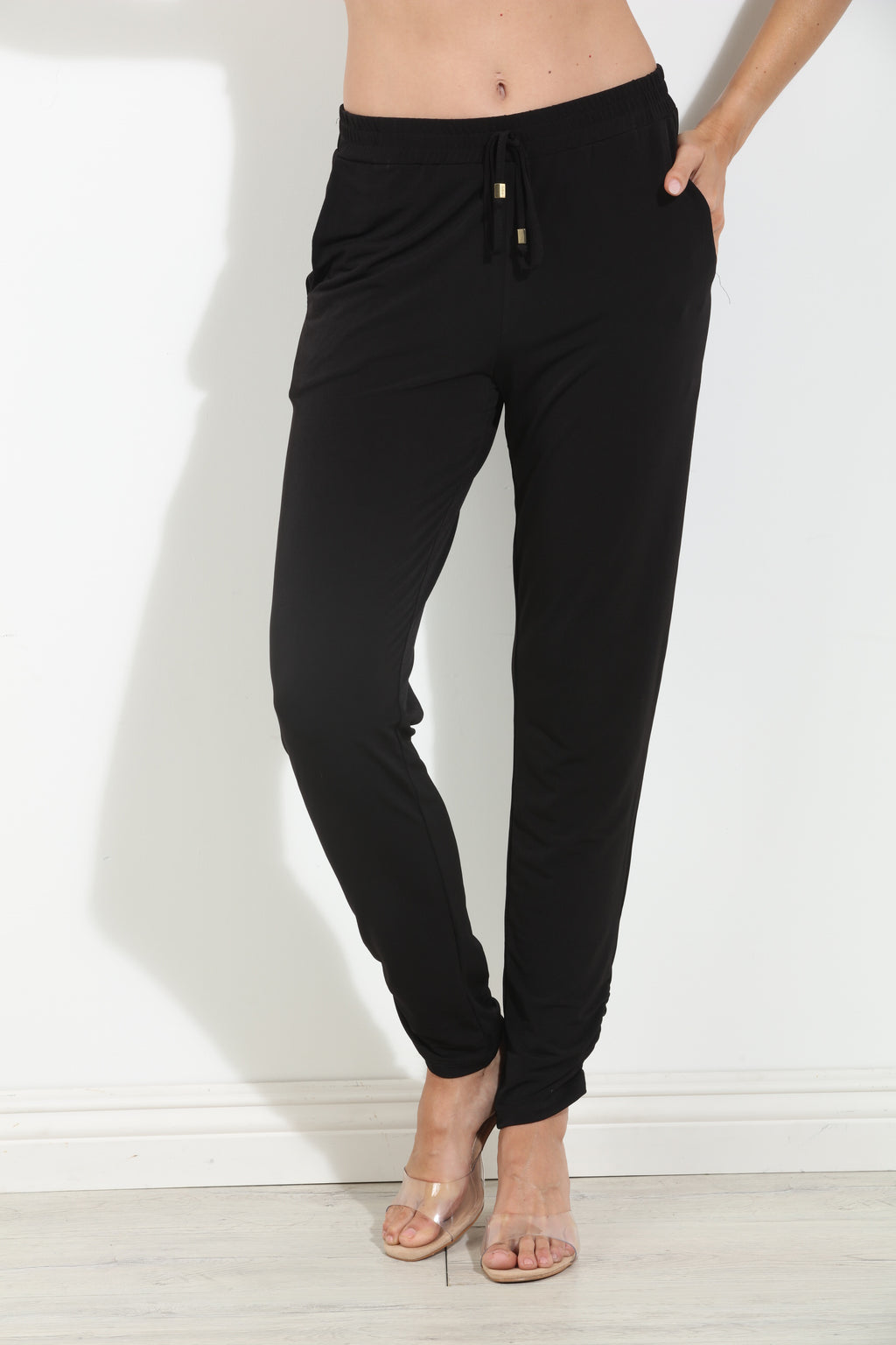 Black Stretch Joggers-BEST SELLER