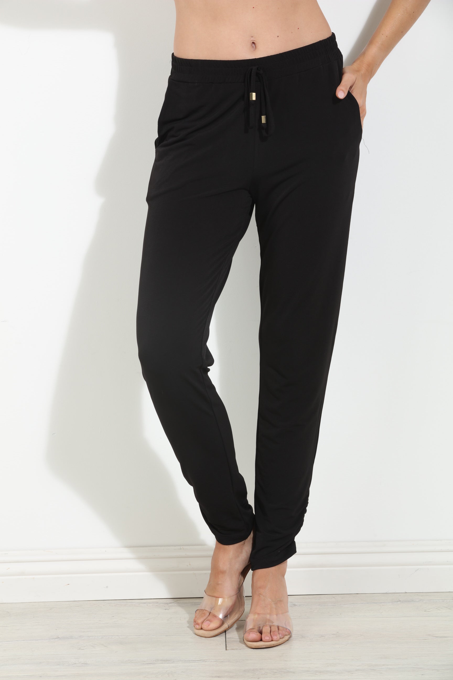 Black Stretch Joggers-BEST SELLER