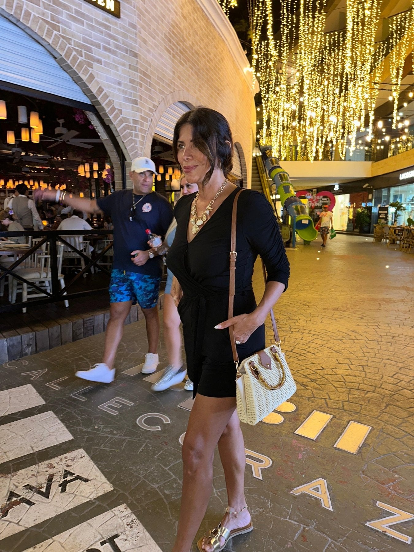 Black Shirred Sleeve Romper-BEST SELLER