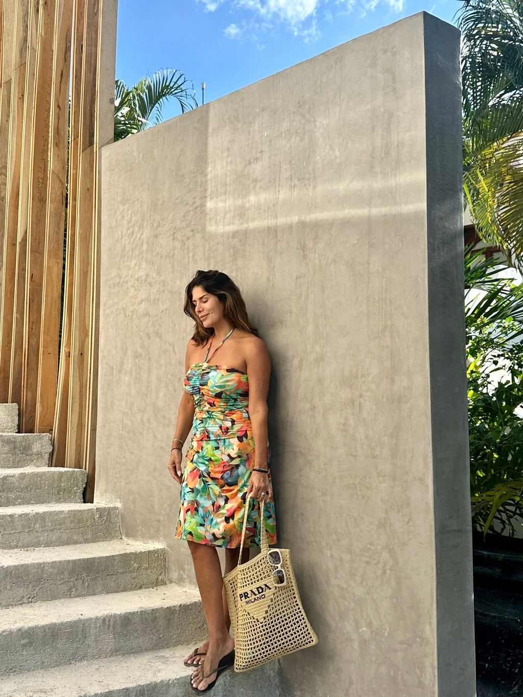 Giada Stretch Halter Dress-FINAL SALE