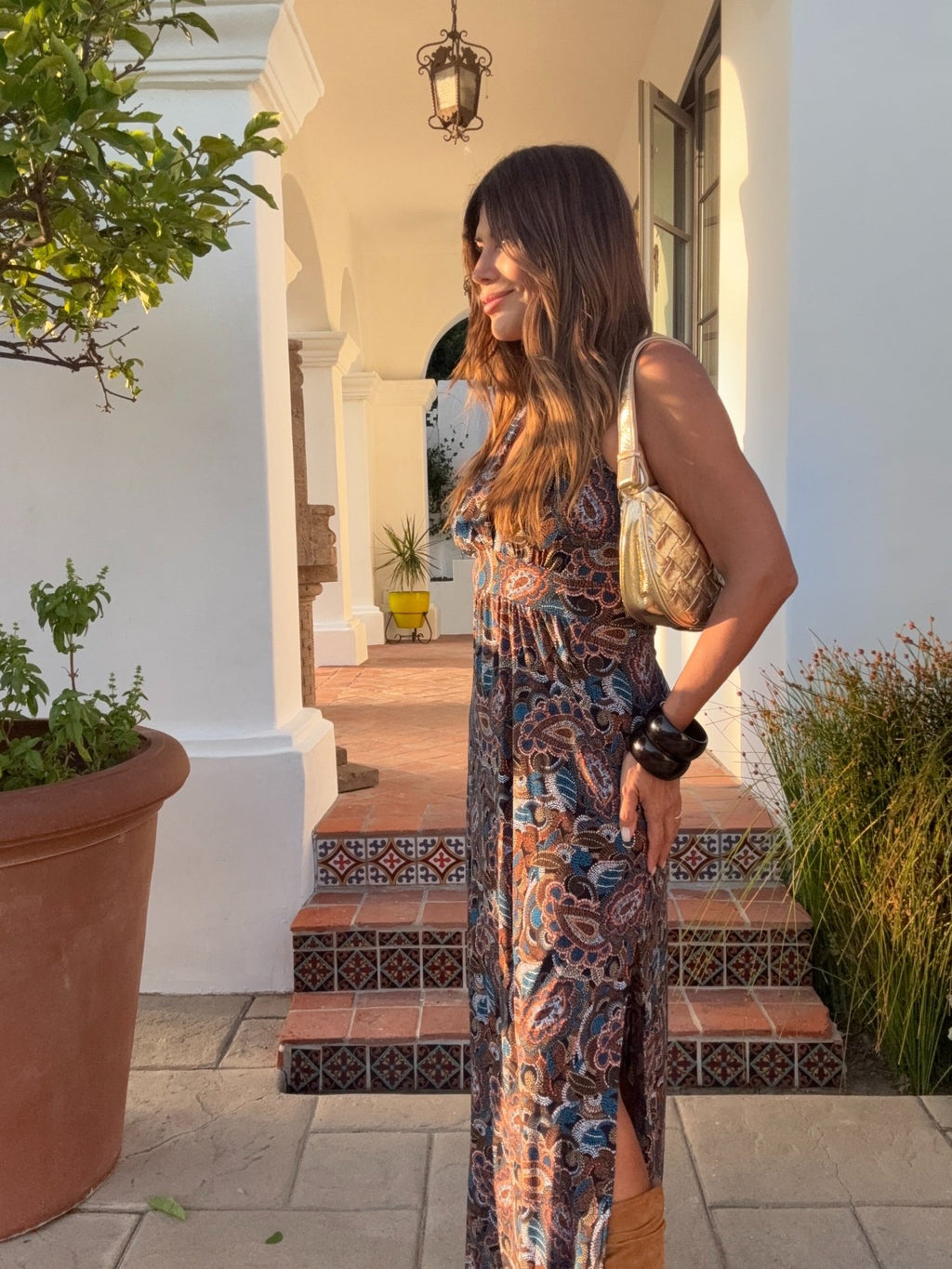 Indie Stretch Halter Maxi-BEST SELLER