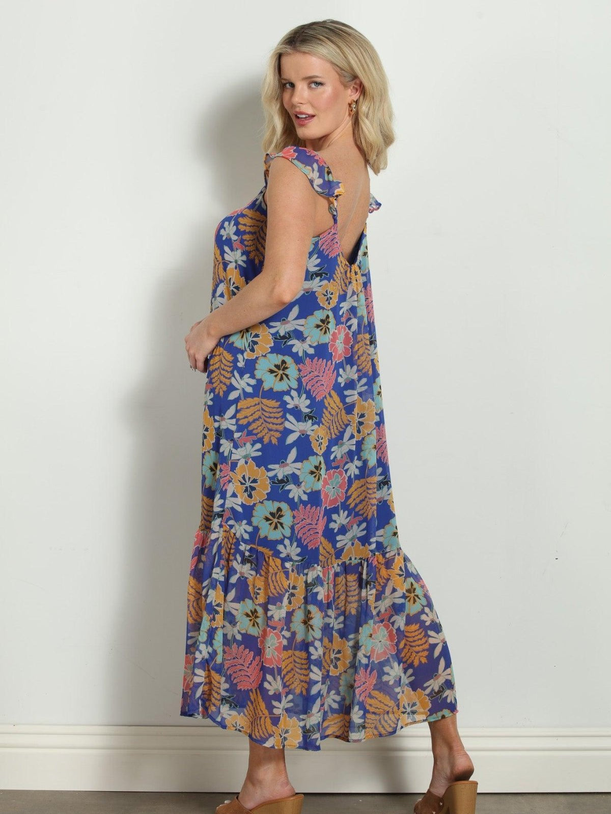 Brinley Chiffon Midi Tank Dress-FINAL SALE