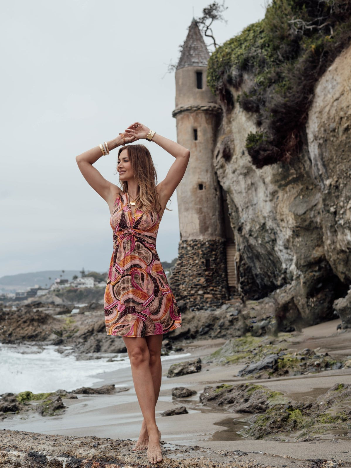 Leona Twist Short Dress-BEST SELLER