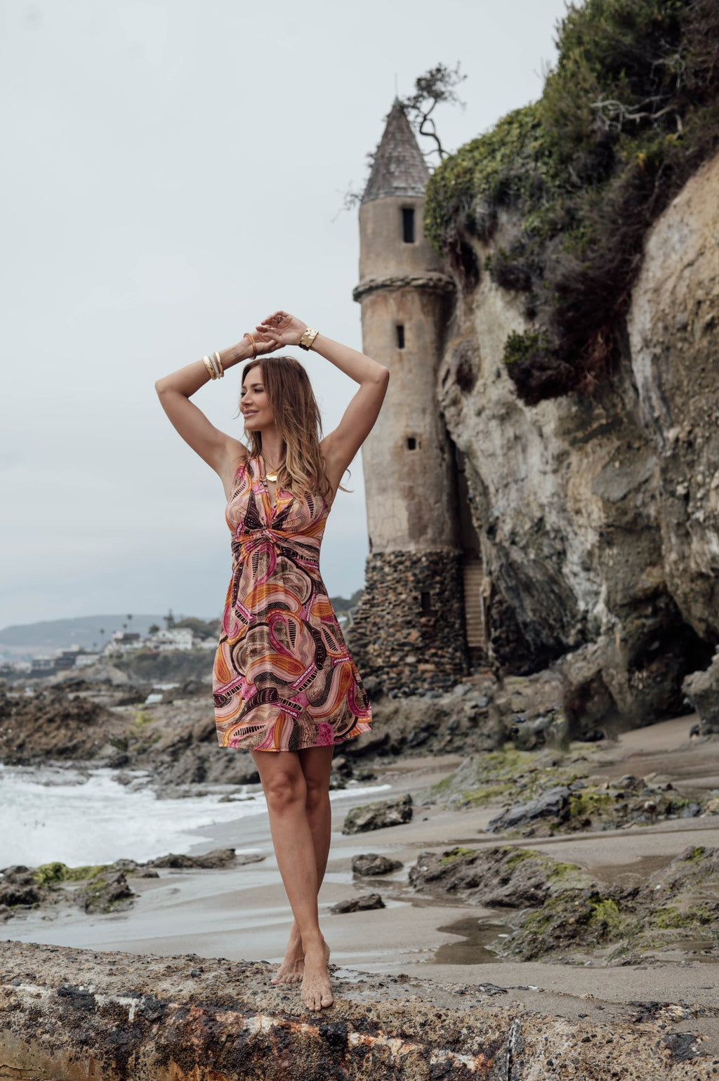 Leona Twist Short Dress-BEST SELLER