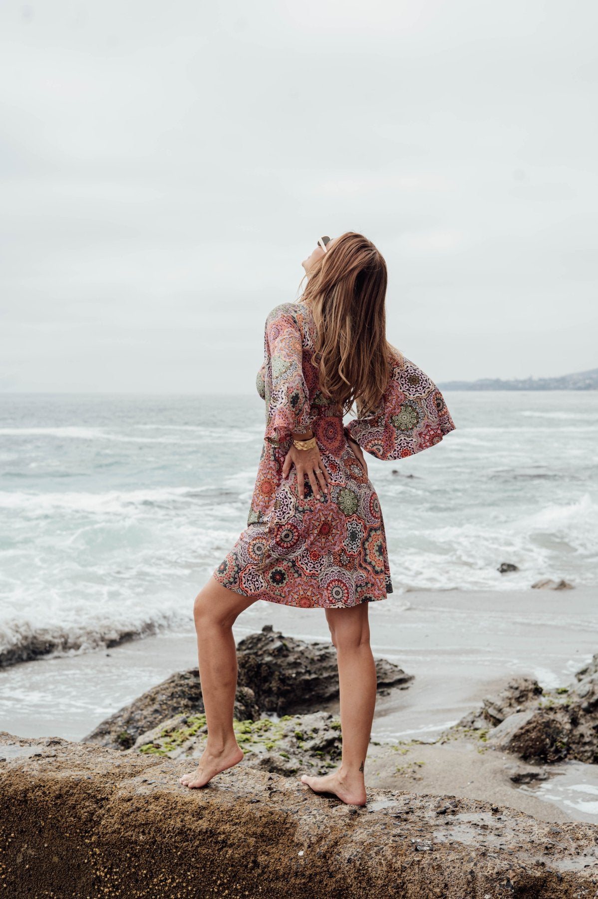 Ari Stretch Kimono Sleeve Dress-BEST SELLER