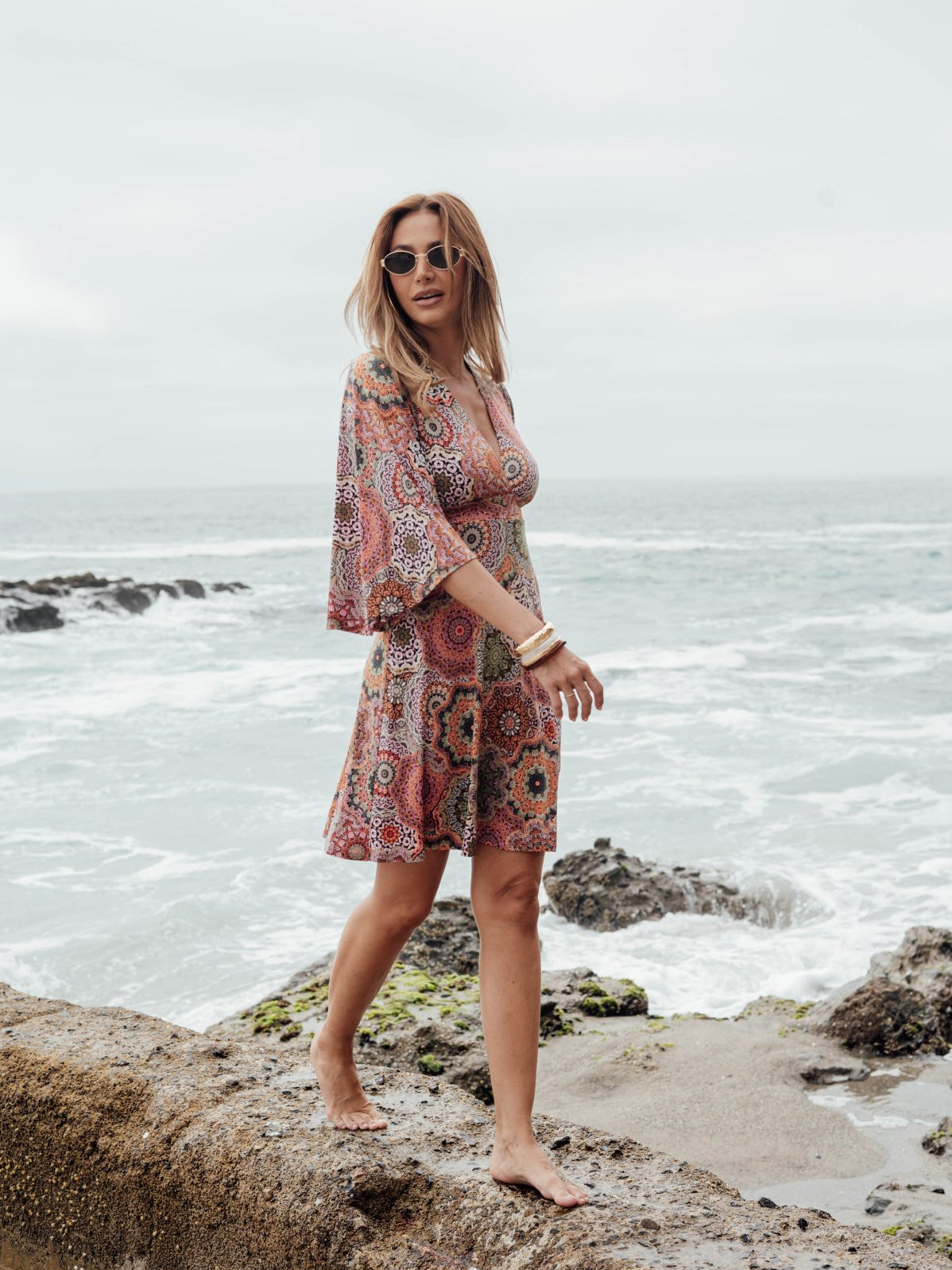 Ari Stretch Kimono Sleeve Dress-BEST SELLER