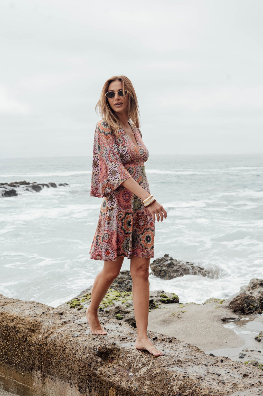 Ari Stretch Kimono Sleeve Dress-BEST SELLER