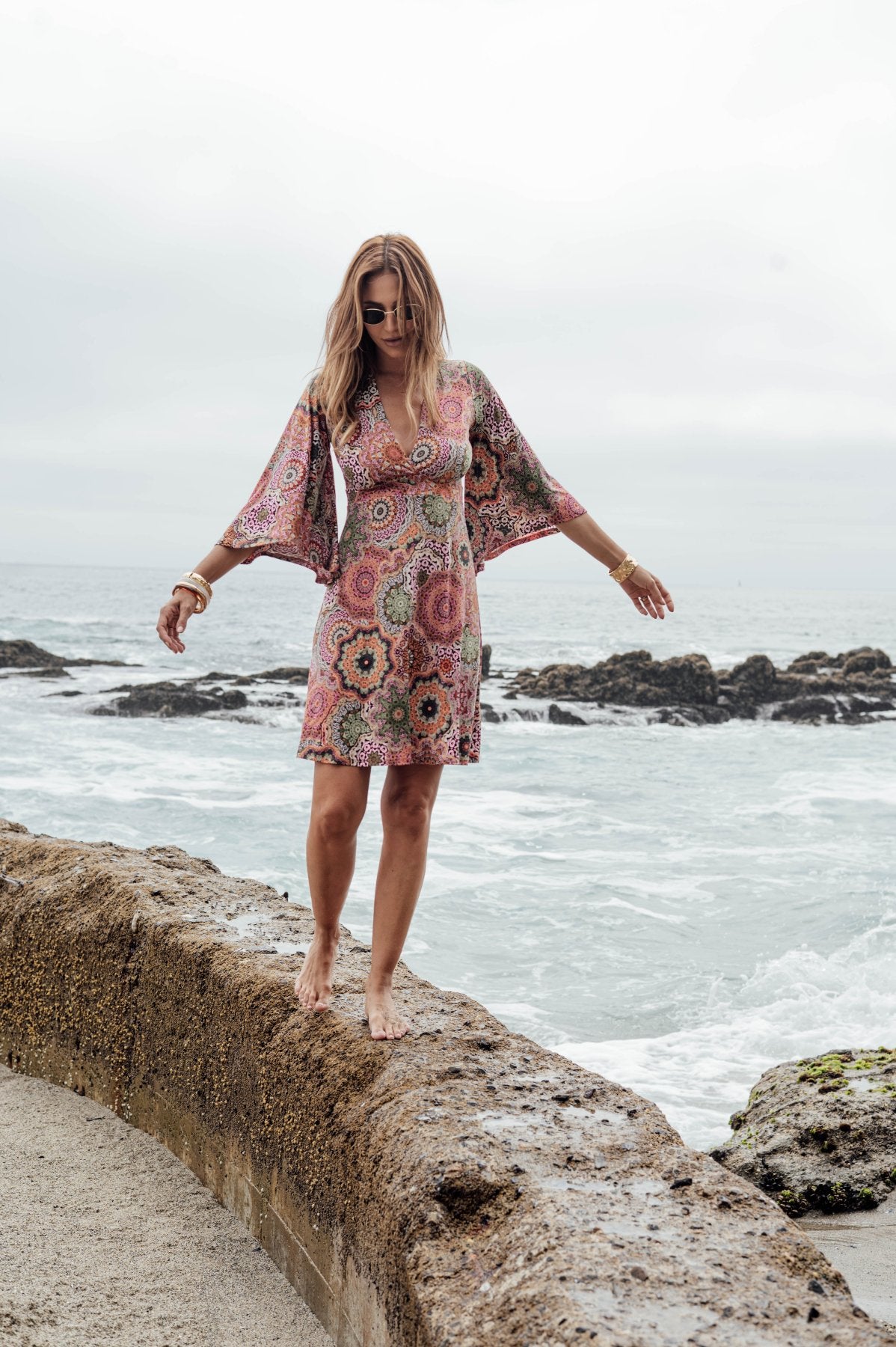 Ari Stretch Kimono Sleeve Dress-BEST SELLER