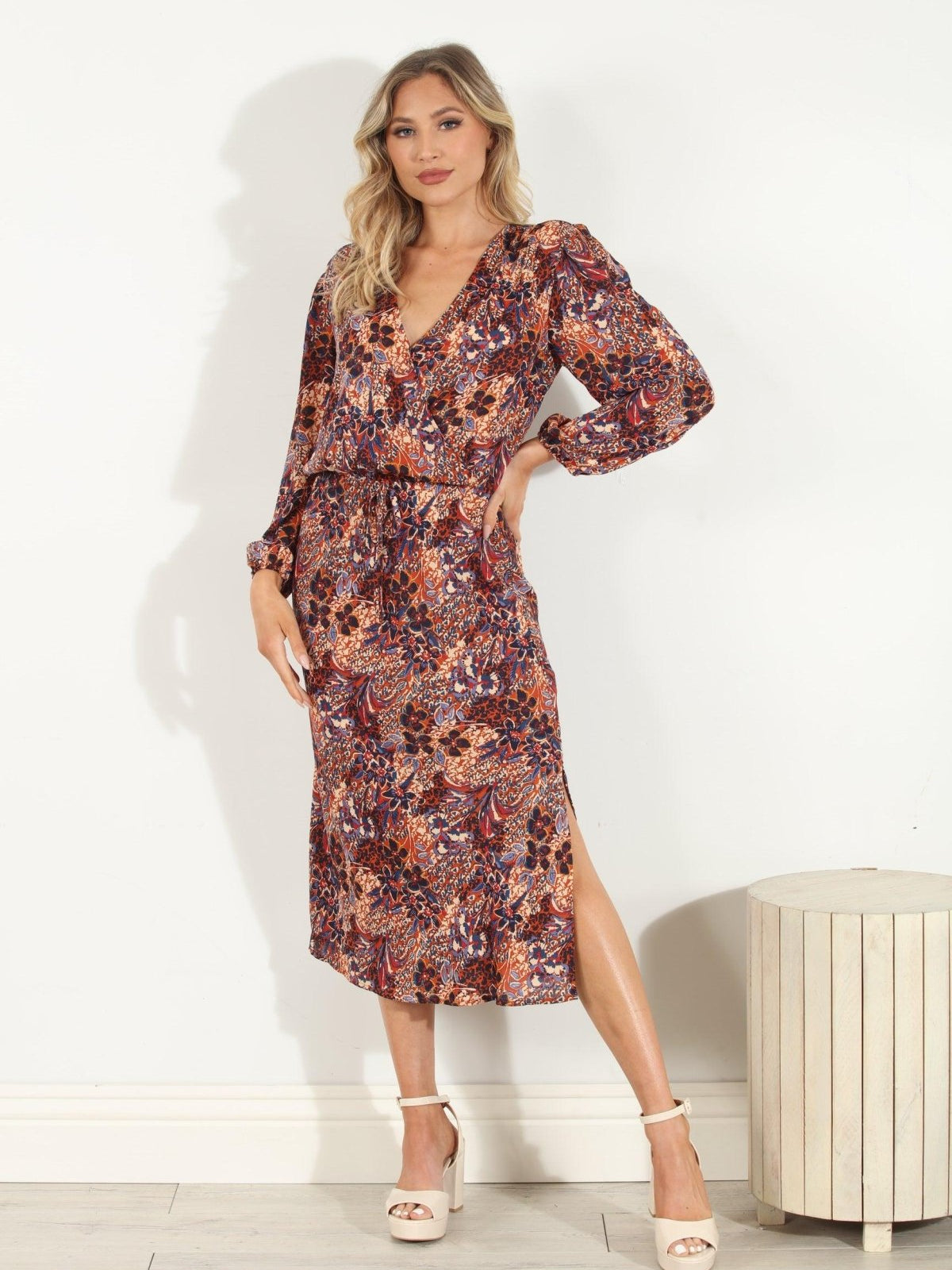 Mica Bias Satin Dress-FINAL SALE