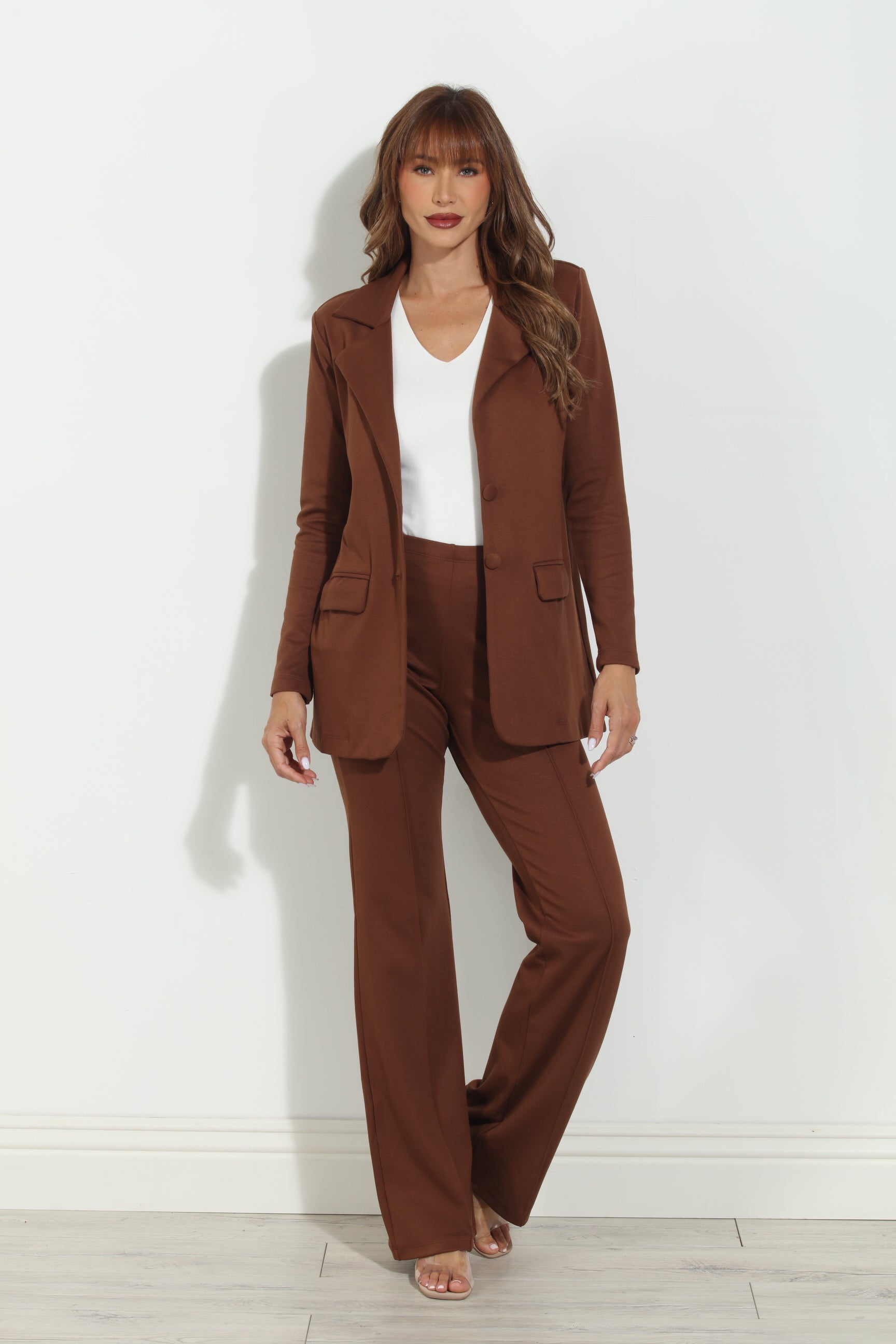 Copper Ponti Flare Leg Pants-BEST SELLER